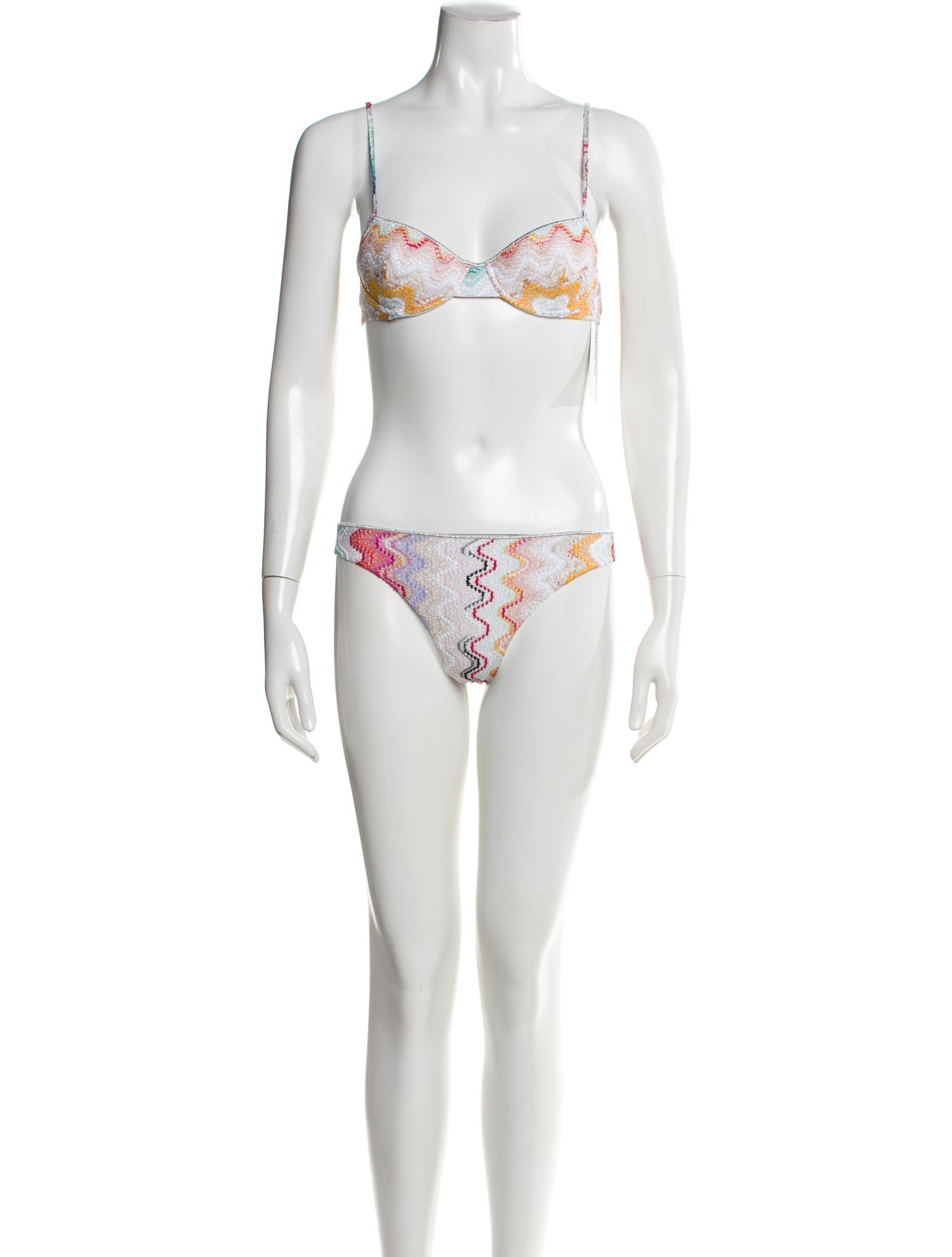 Missoni Printed Crystal Embellishments Bikini