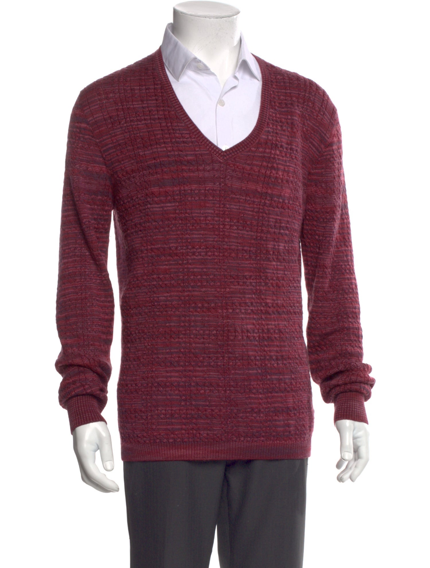 Missoni V-Neck Long Sleeve Pullover