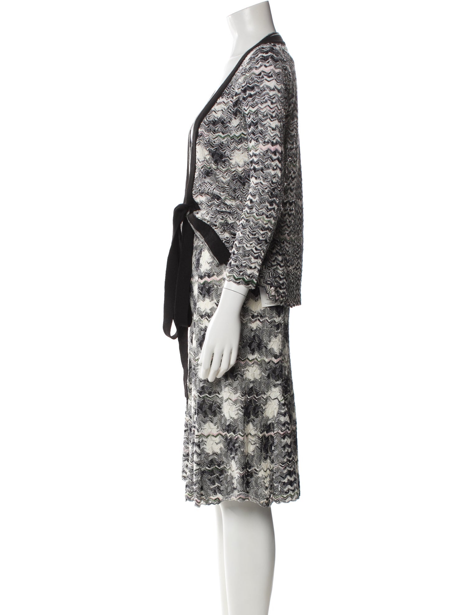 Missoni Merino Wool Striped Skirt Set