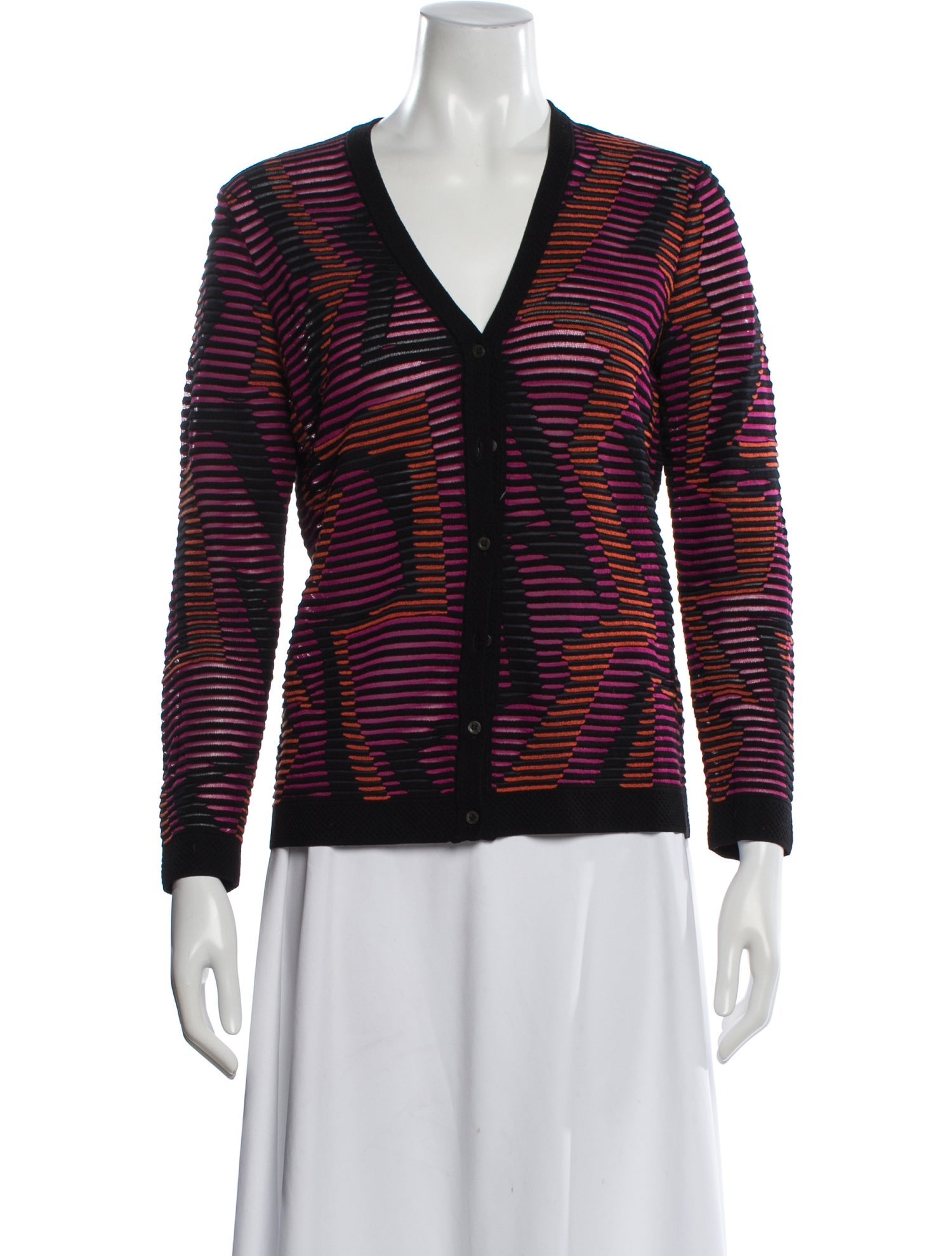 Missoni Striped V-Neck Top