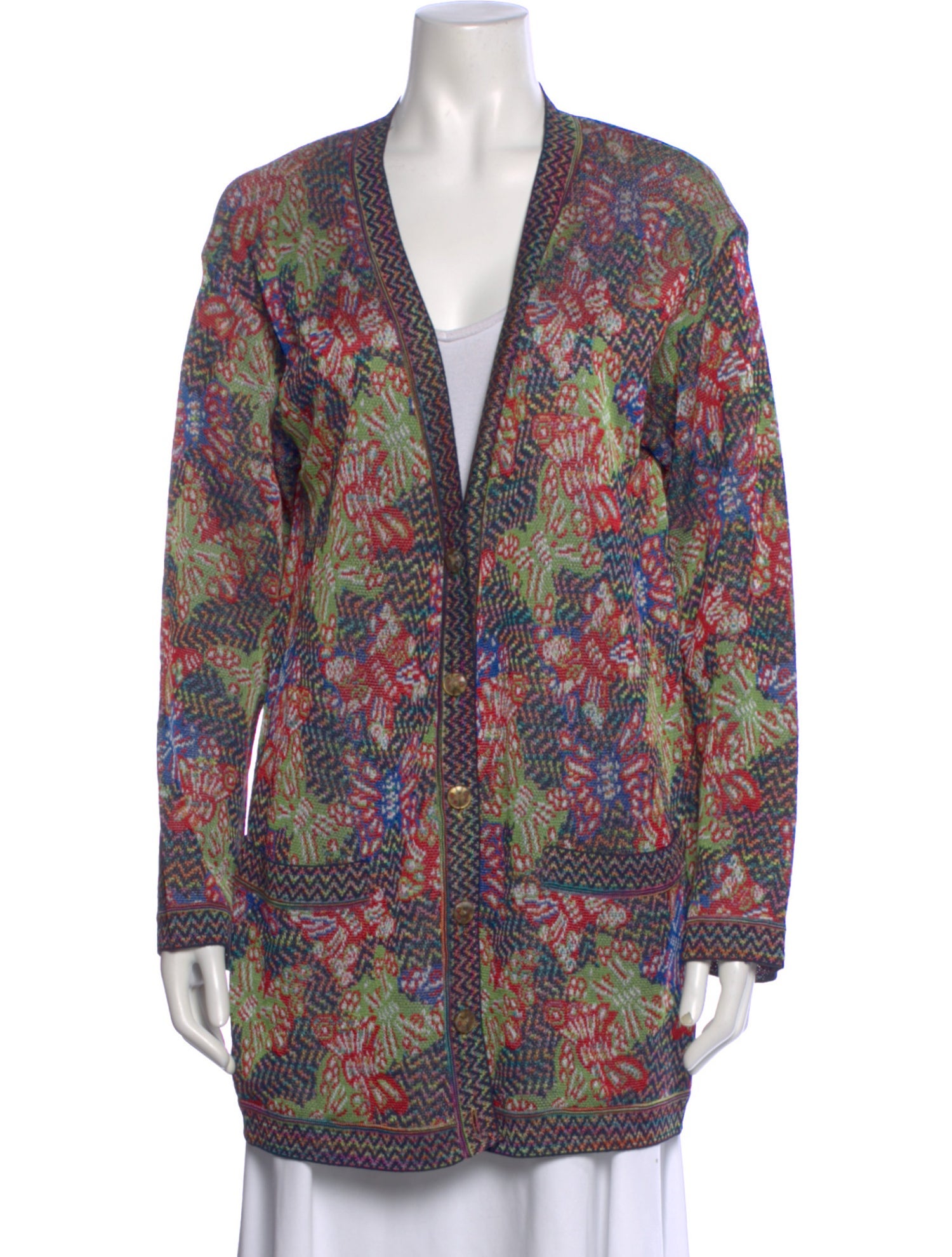 Missoni Vintage Floral Print Sweater