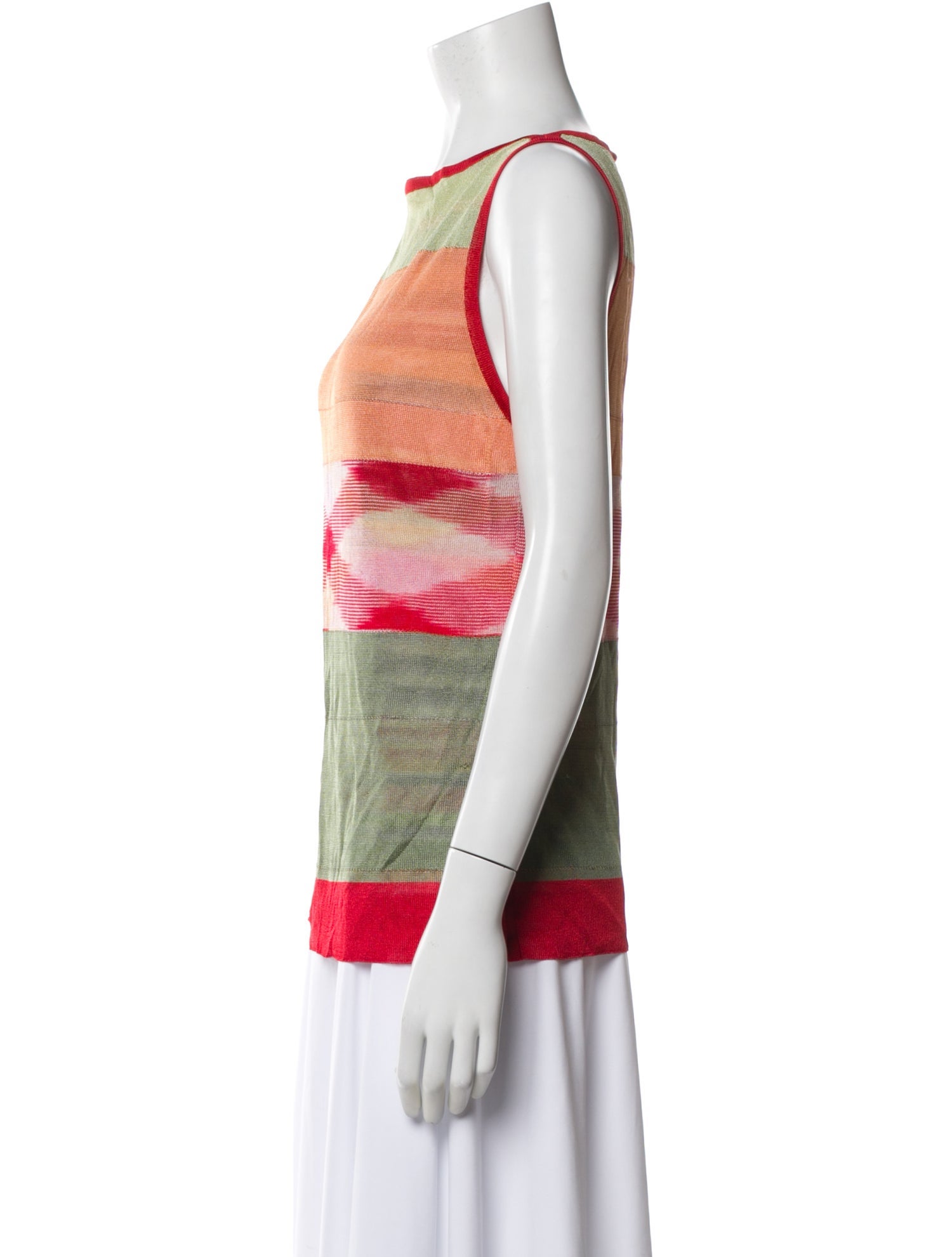 Missoni Patterned Bateau Neckline Top