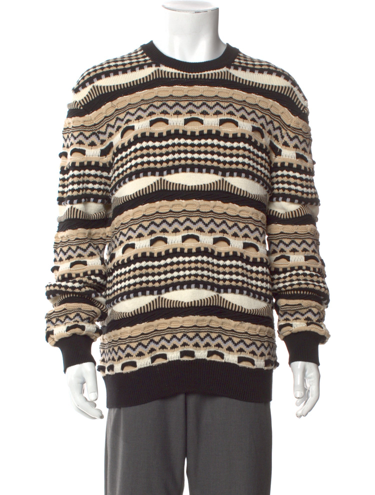 Missoni Striped Crew Neck Pullover