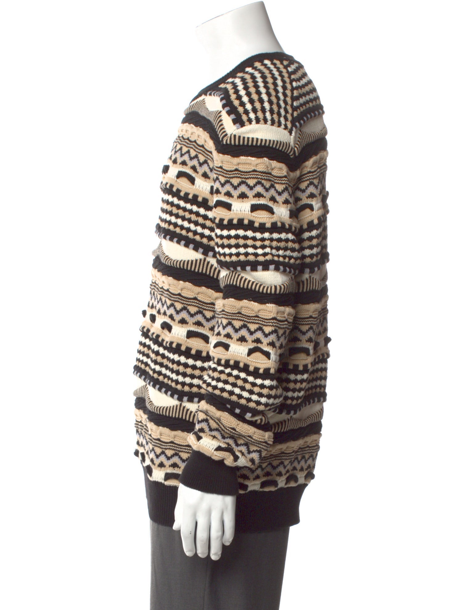 Missoni Striped Crew Neck Pullover