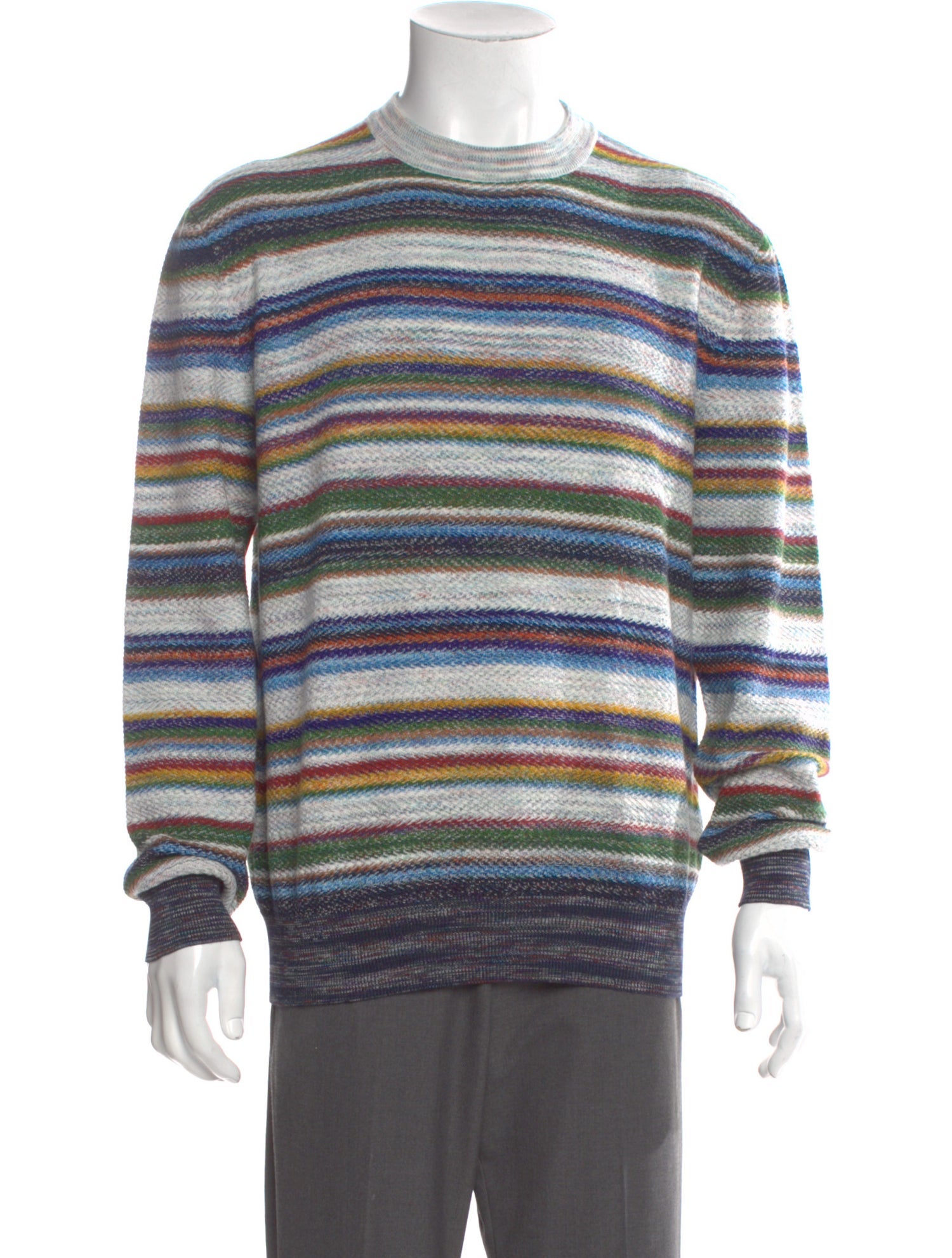 Missoni Striped Crew Neck Pullover