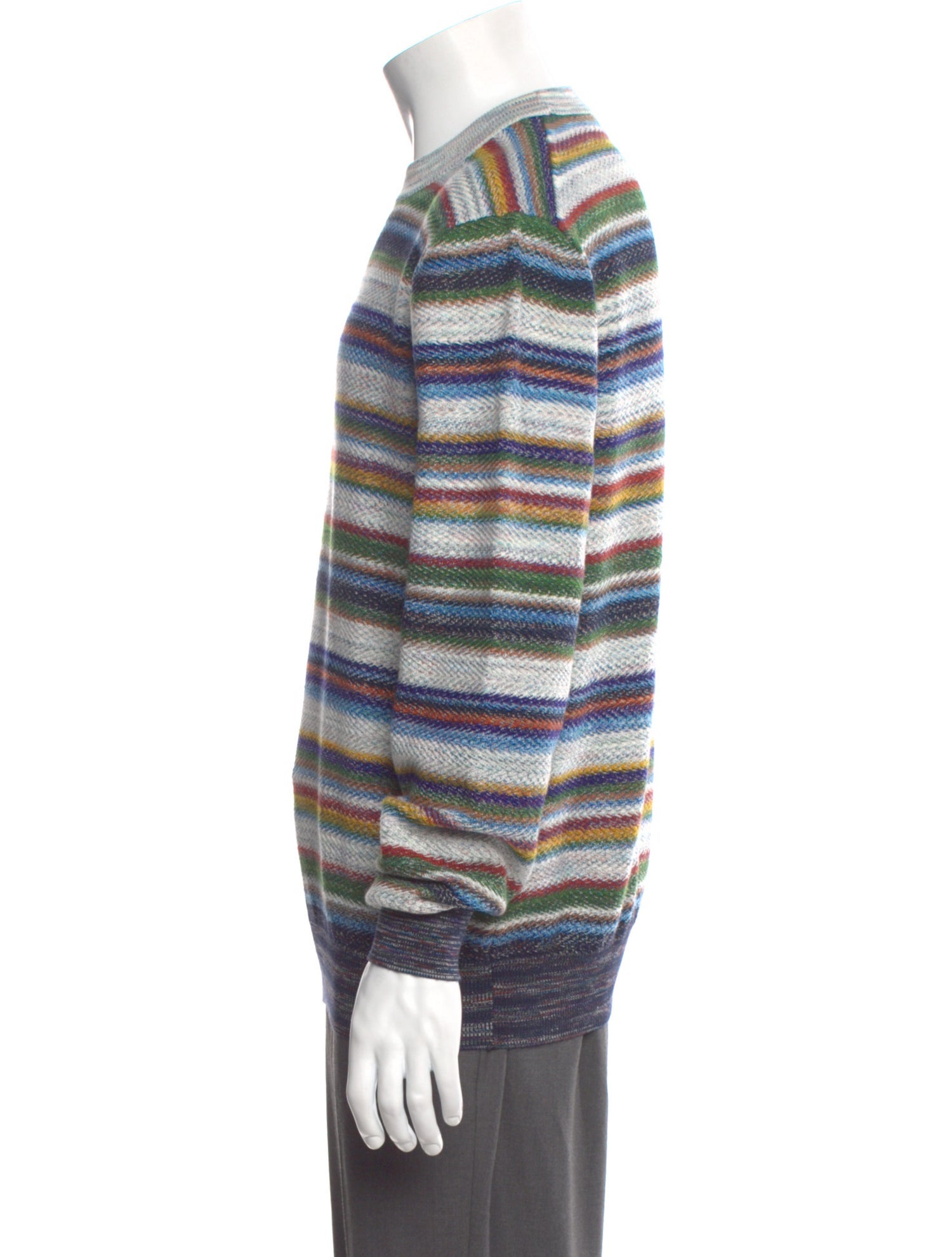 Missoni Striped Crew Neck Pullover