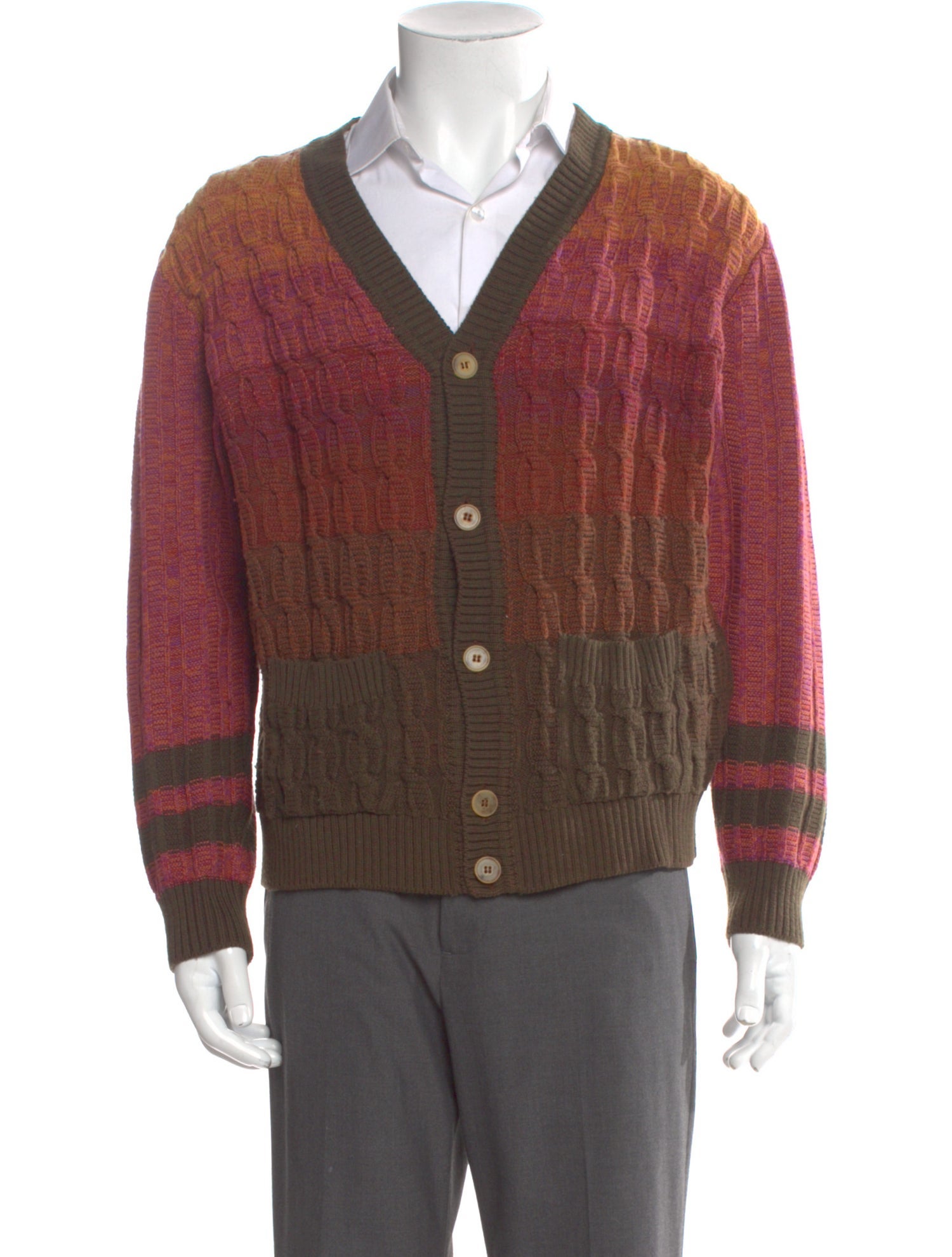 Missoni Striped V-Neck Cardigan