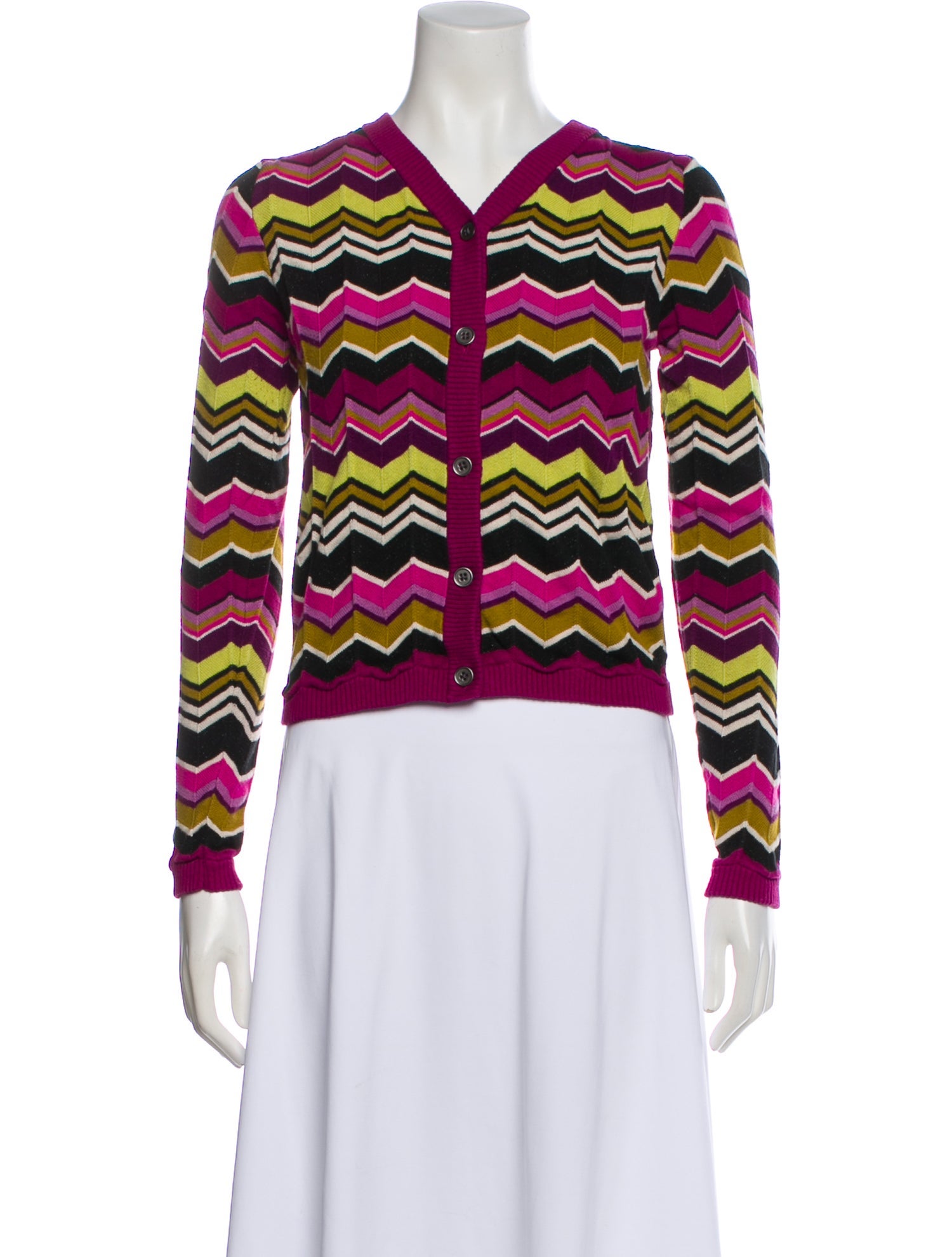 Missoni Striped V-Neck Sweater