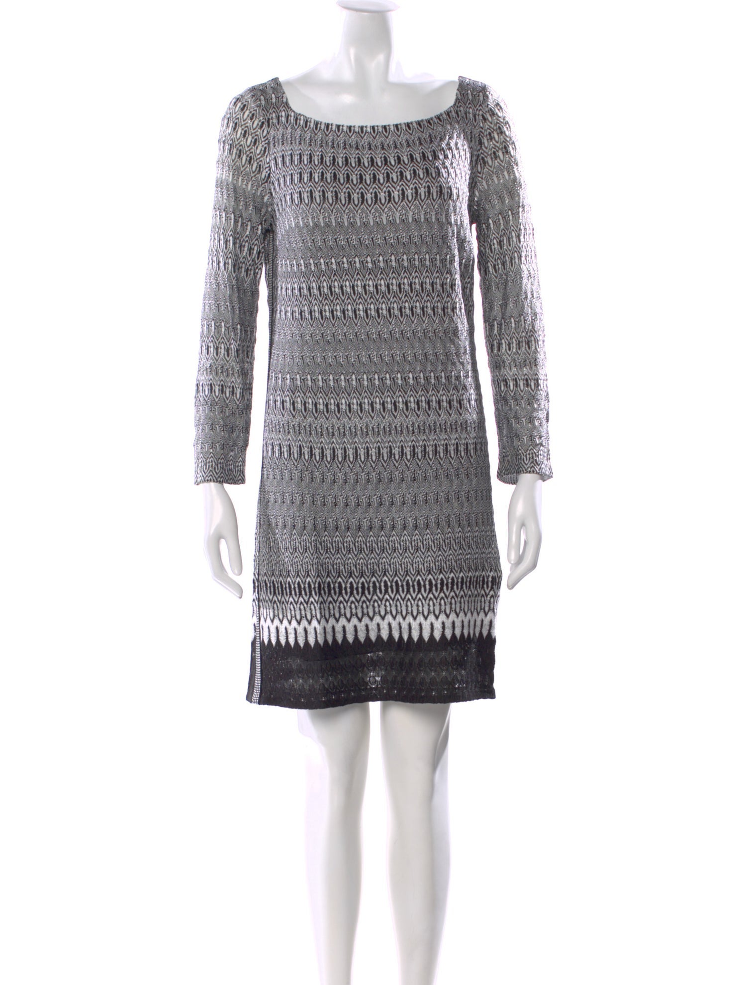 Missoni Colorblock Pattern Mini Dress