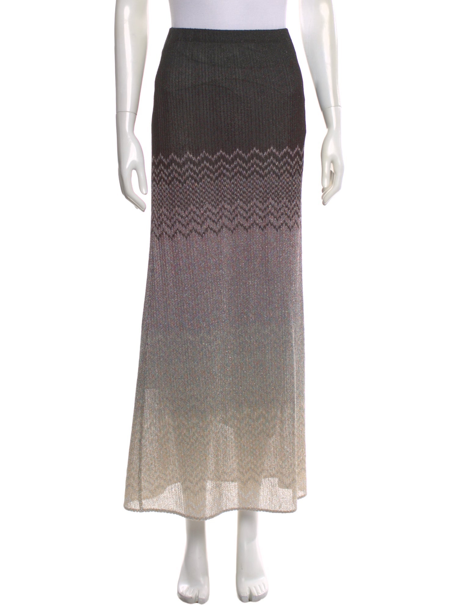 Missoni Striped Midi Length Skirt