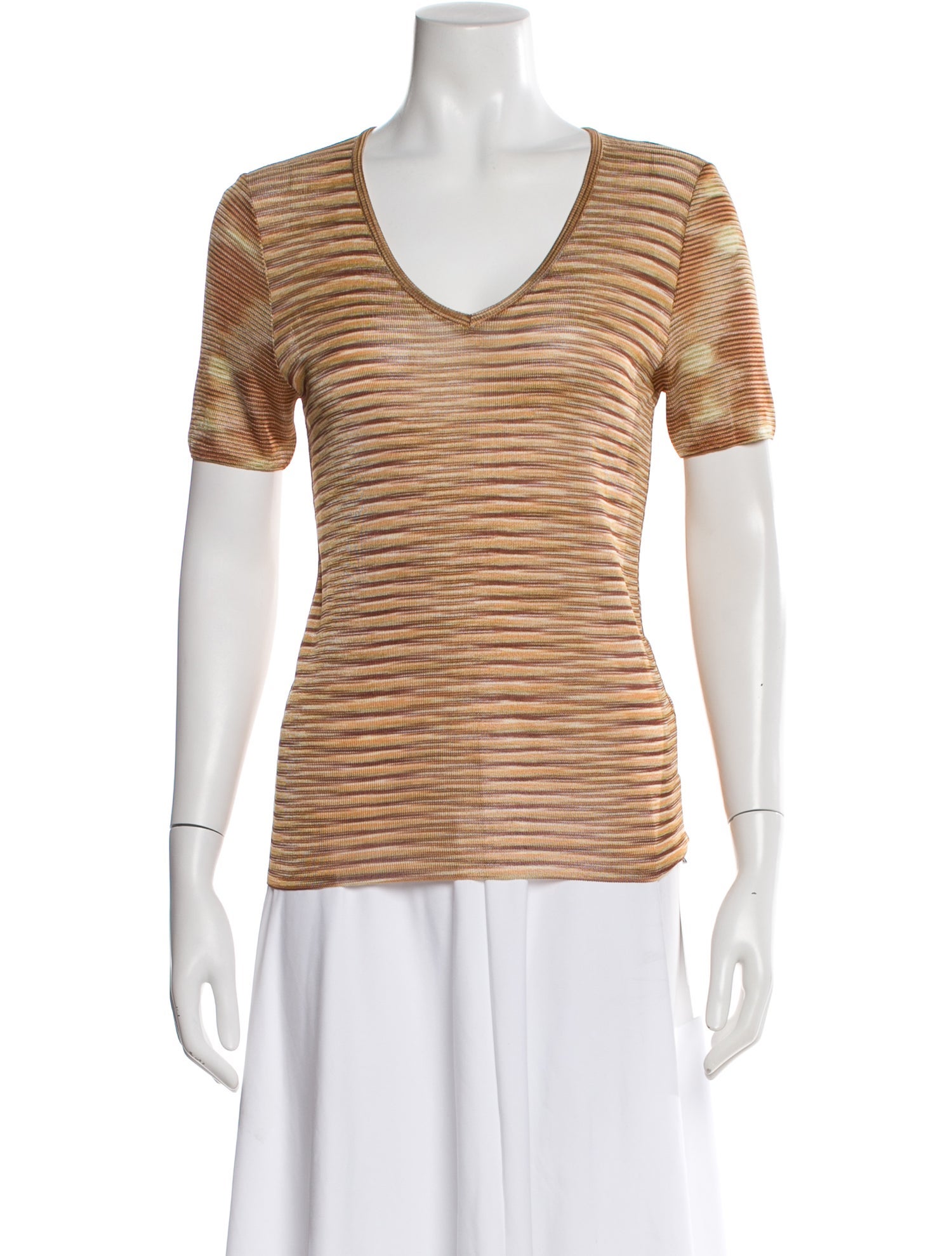 Missoni Striped V-Neck T-Shirt