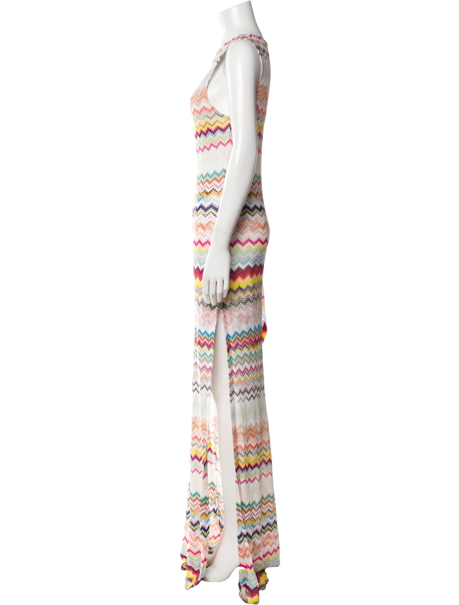 Missoni Striped Bateau Neckline Sweater