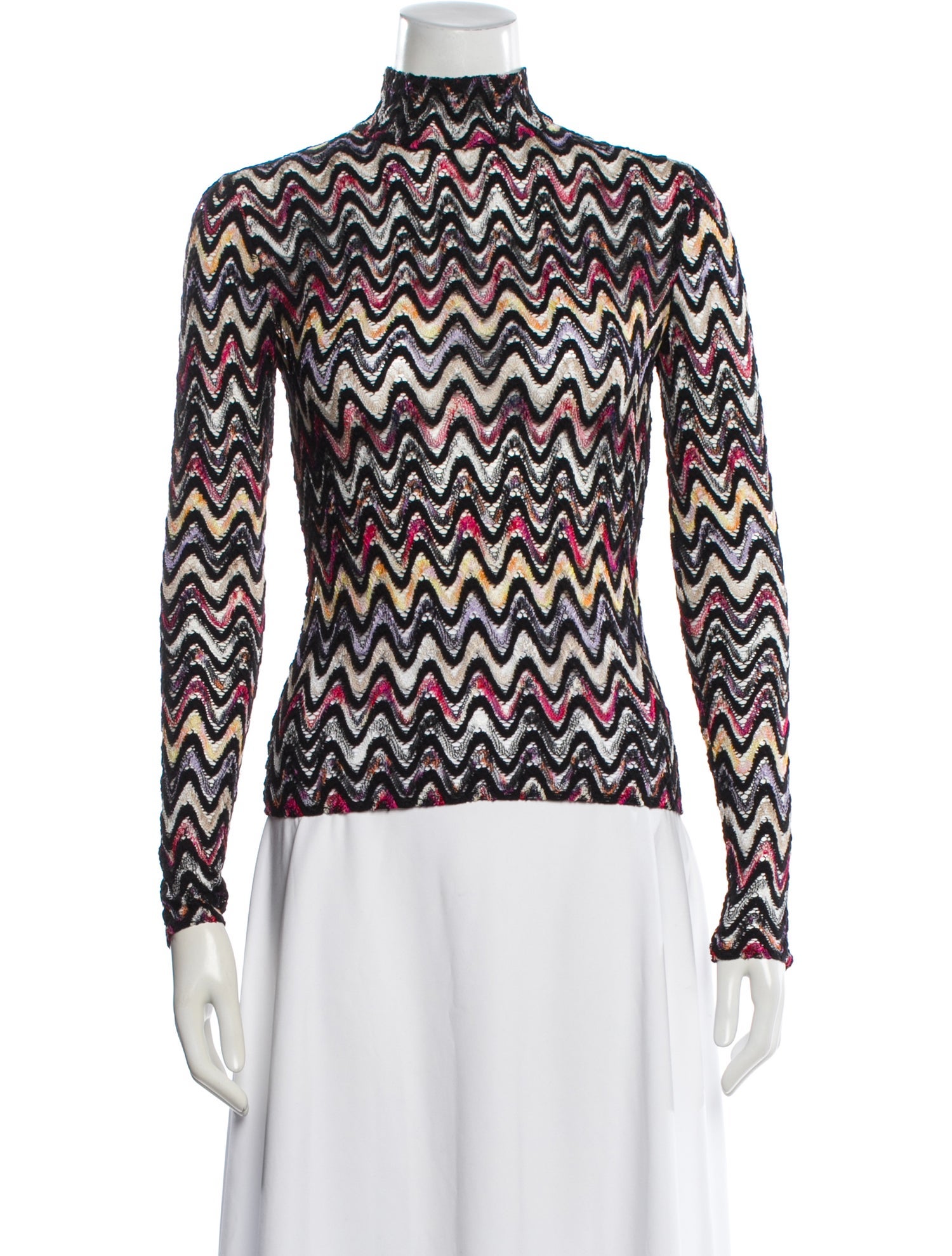Missoni Printed Turtleneck Sweater