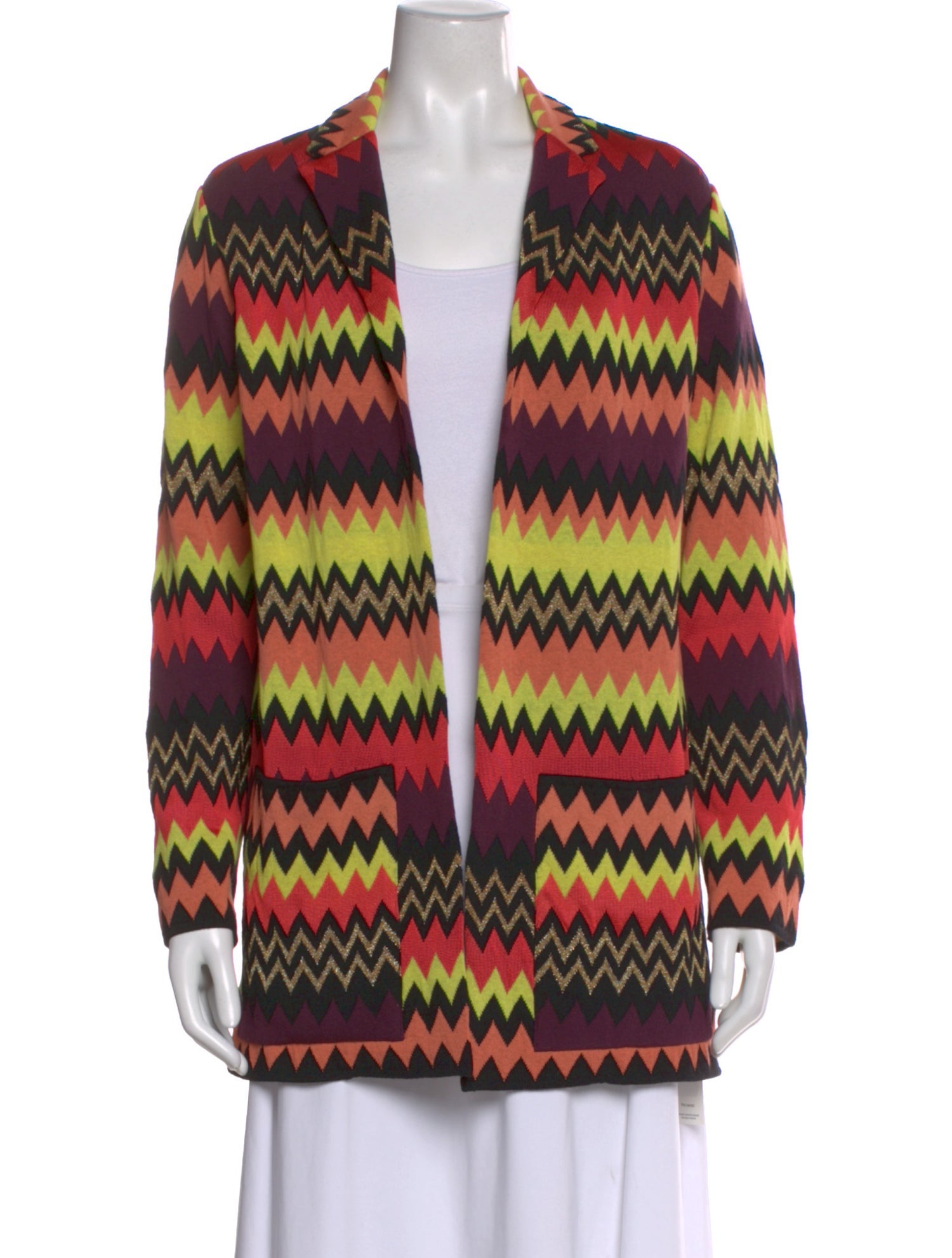 Missoni Striped Open Front Sweater