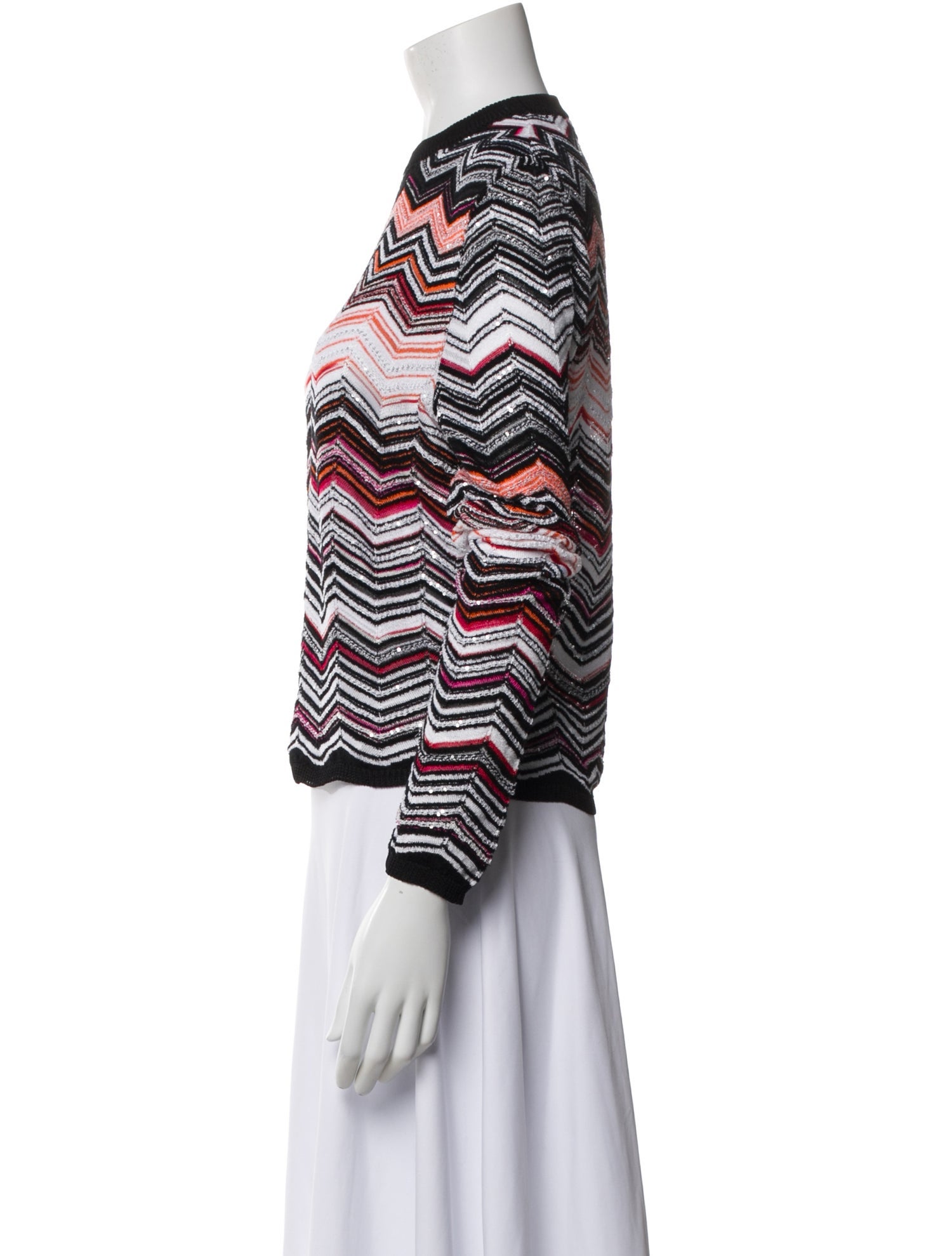 Missoni Patterned Crew Neck Top