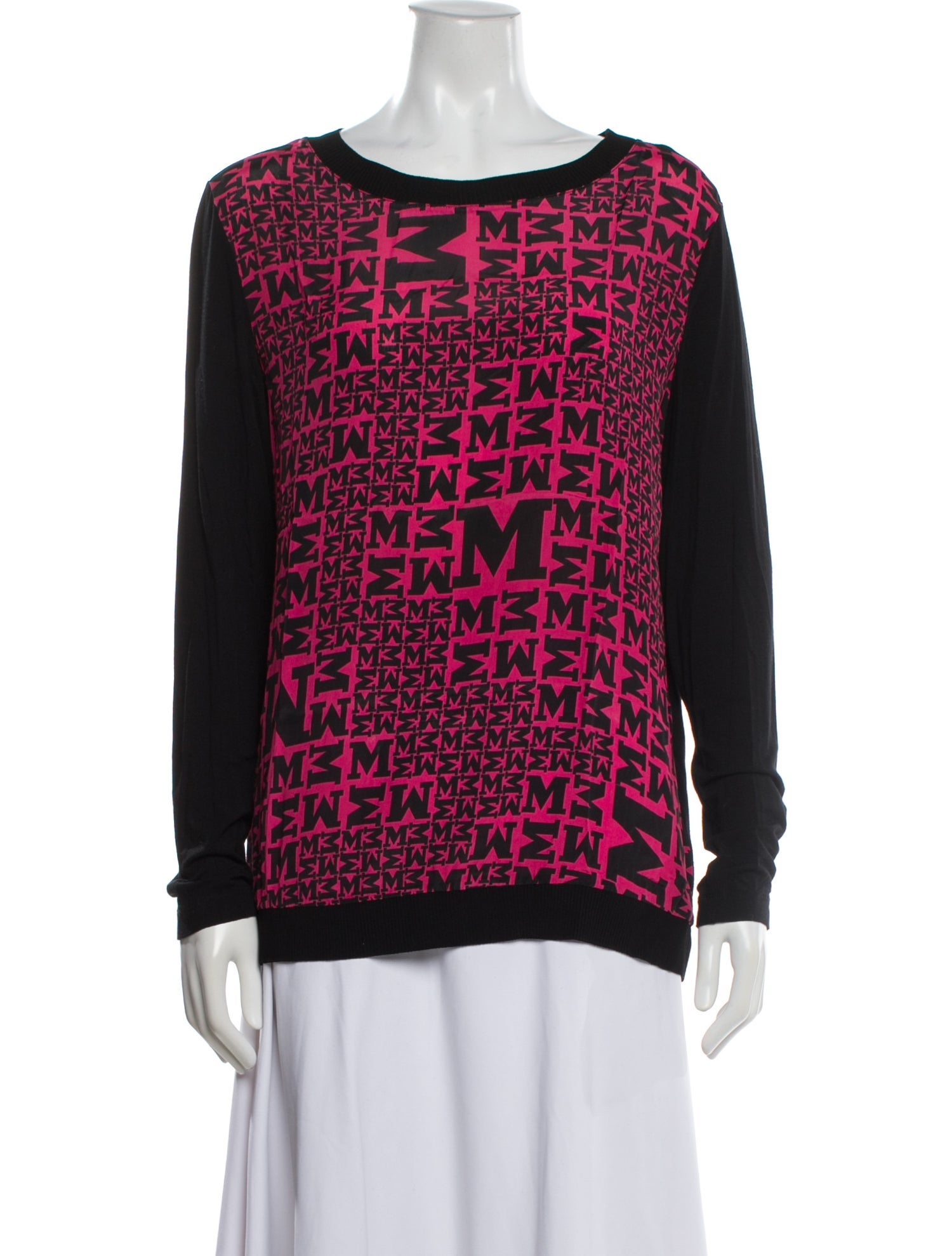 Missoni Graphic Print Crew Neck Top
