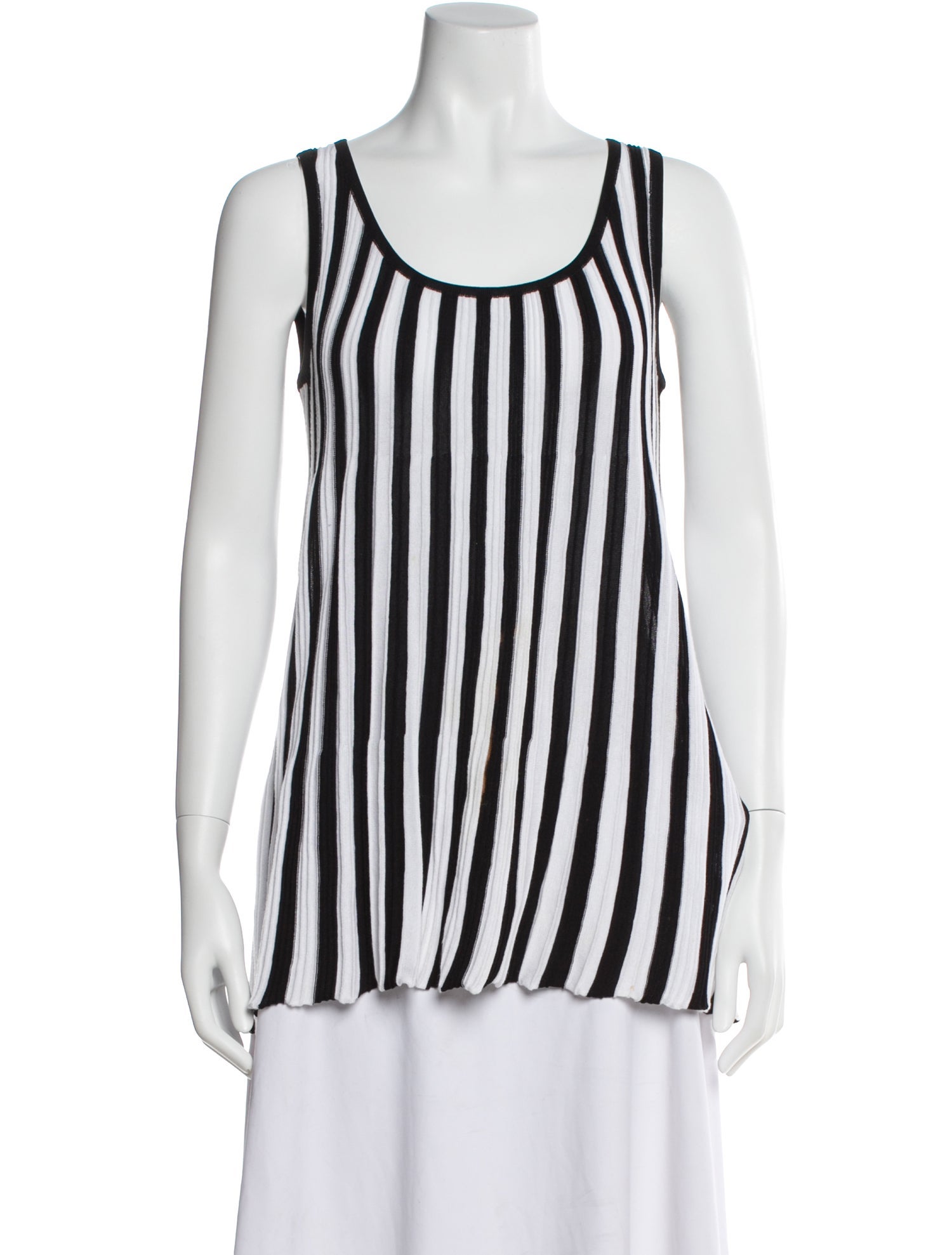 Missoni Striped Scoop Neck Top