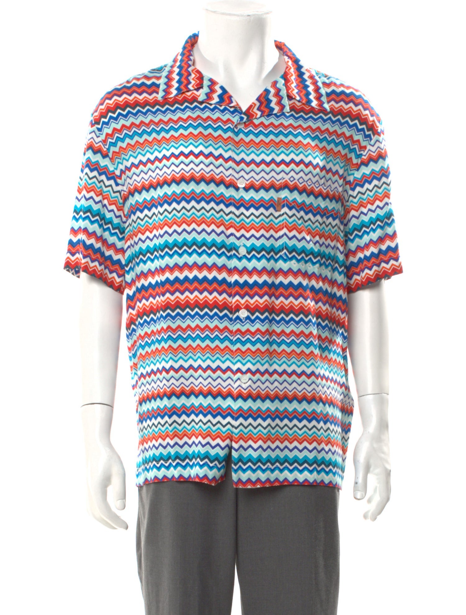 Missoni Striped Short Sleeve Shirt