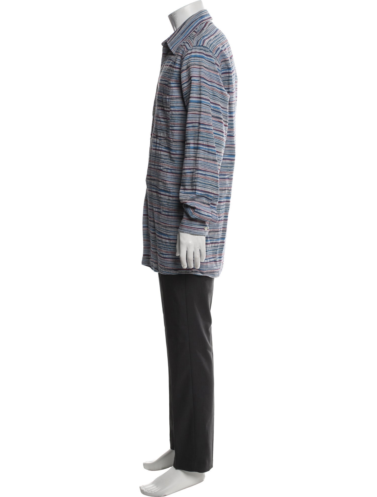 Missoni Plaid Print Long Sleeve Shirt