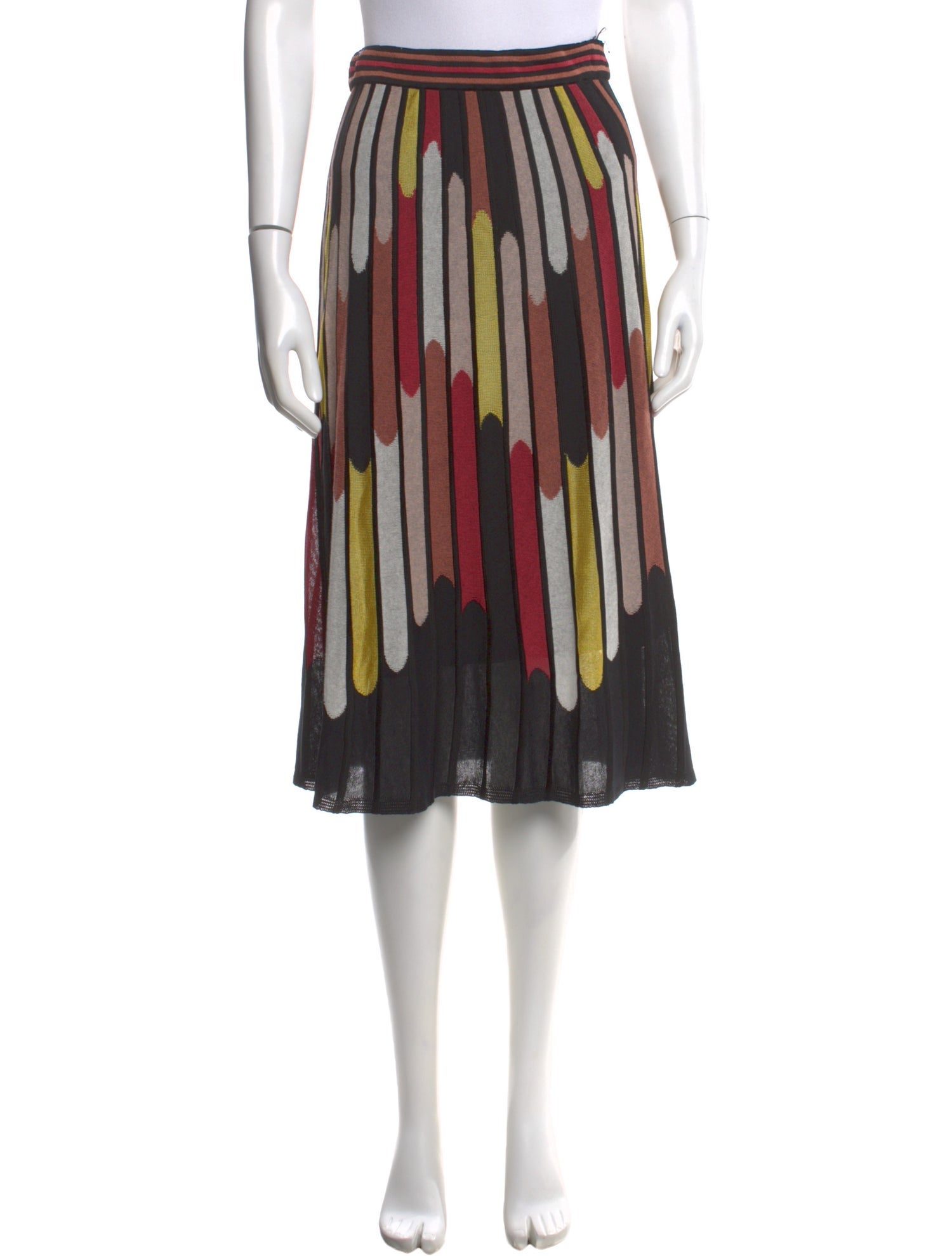 Missoni Striped Knee-Length Skirt