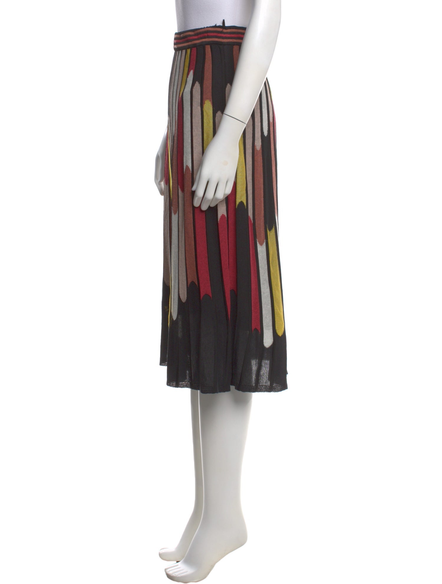 Missoni Striped Knee-Length Skirt