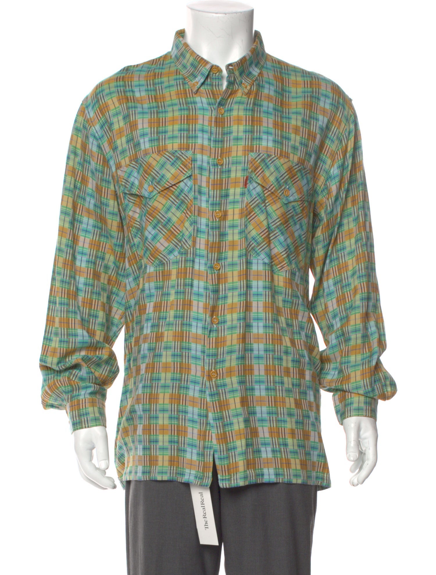 Missoni Plaid Print Long Sleeve Shirt