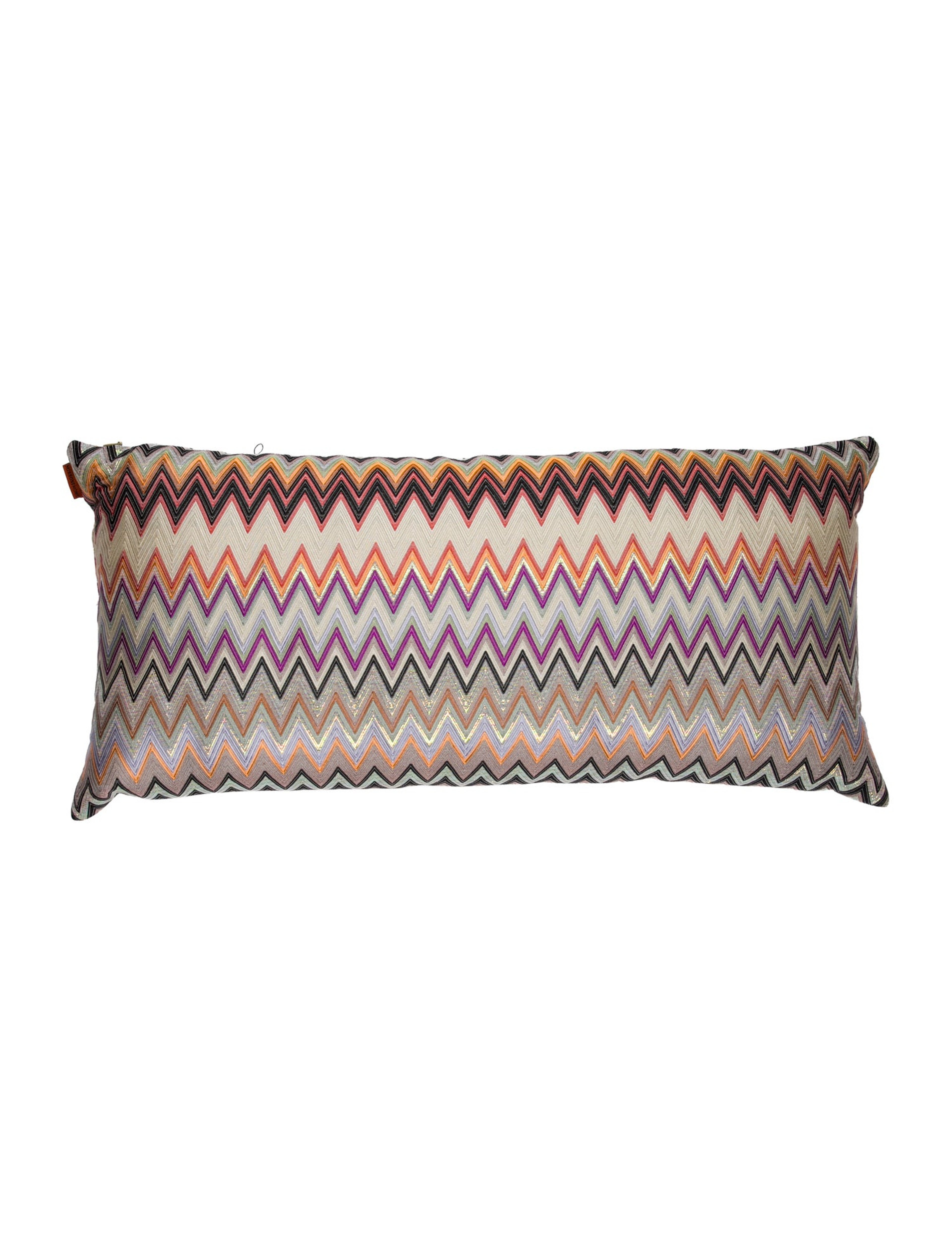 Zig Zag Lumbar Throw Pillow