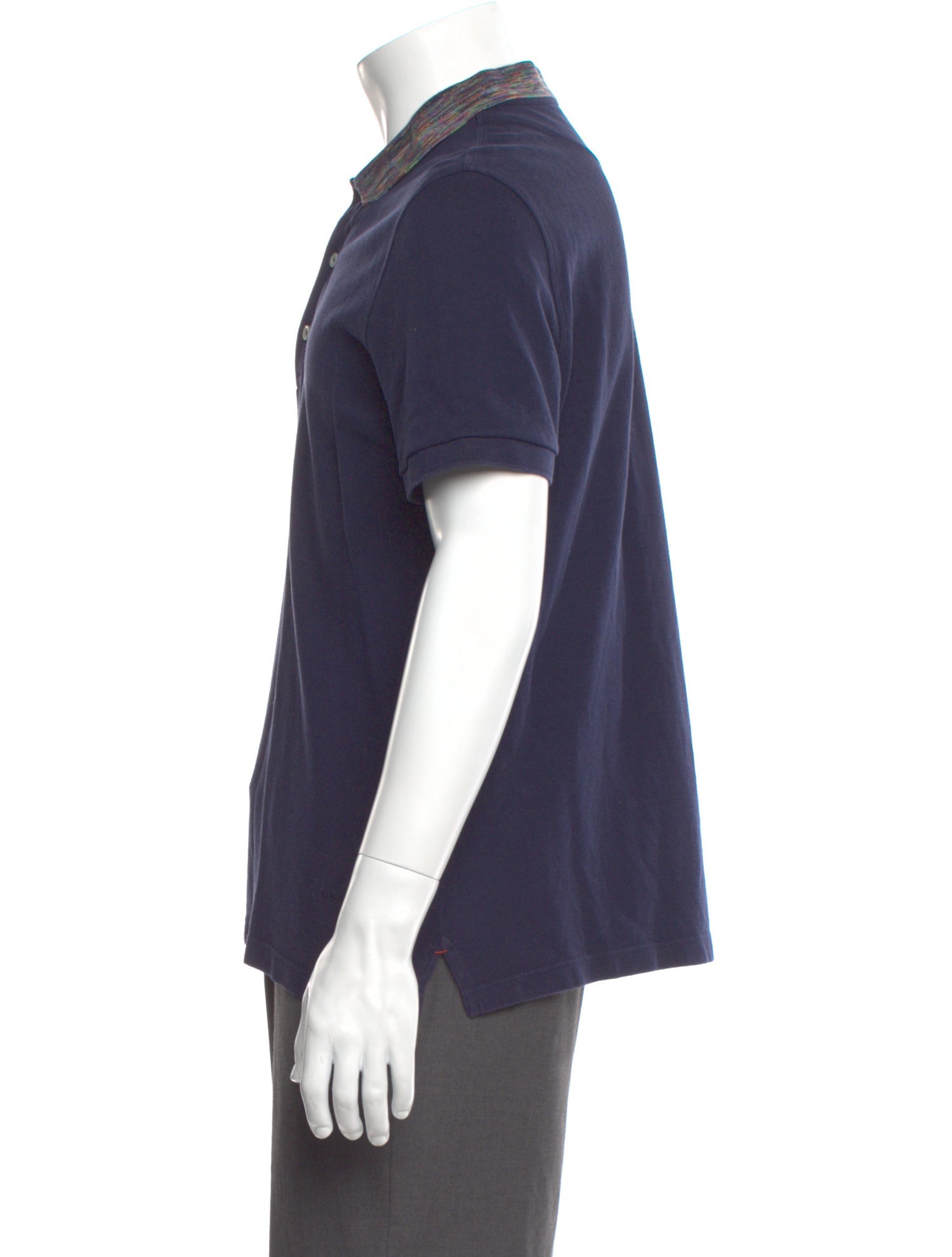 Missoni Crew Neck Short Sleeve Polo Shirt