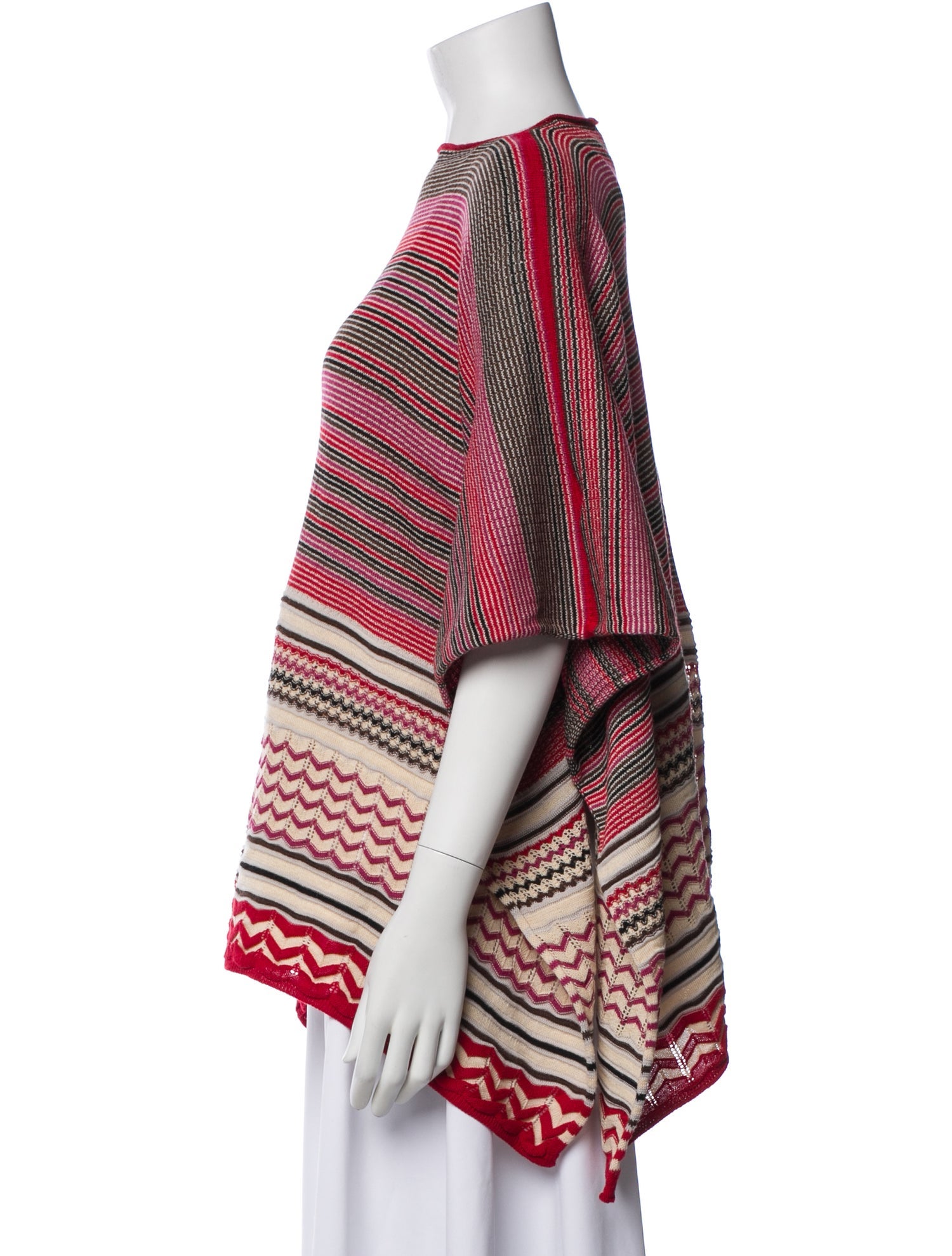 Missoni Striped Bateau Neckline Sweater