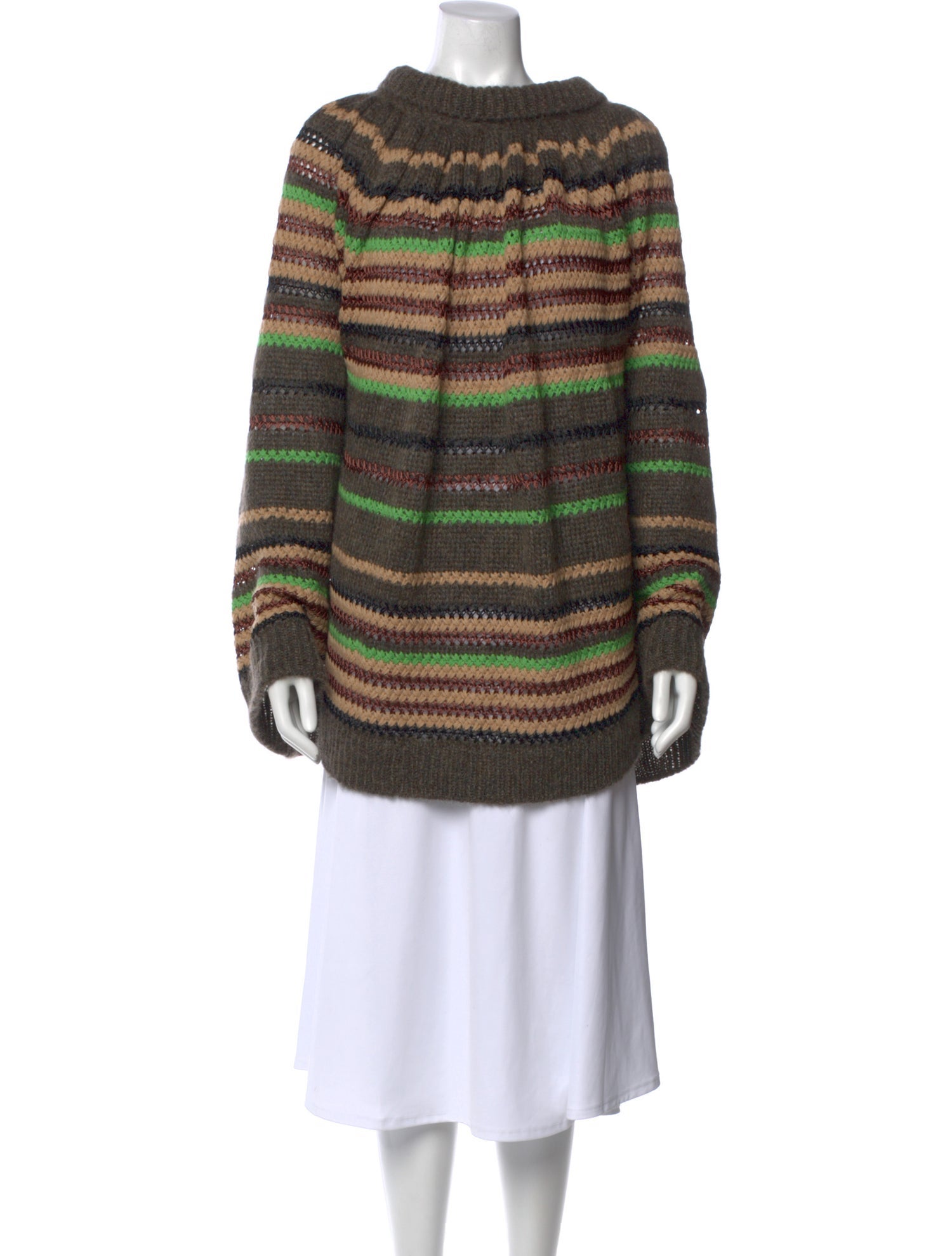 Missoni Striped Mock Neck Sweater