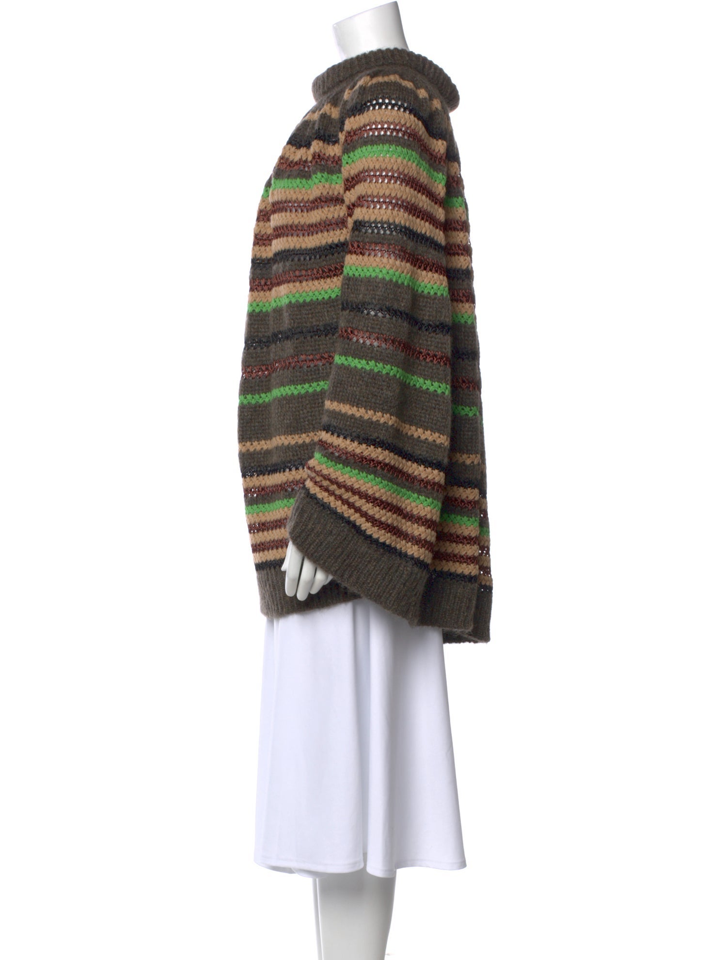 Missoni Striped Mock Neck Sweater