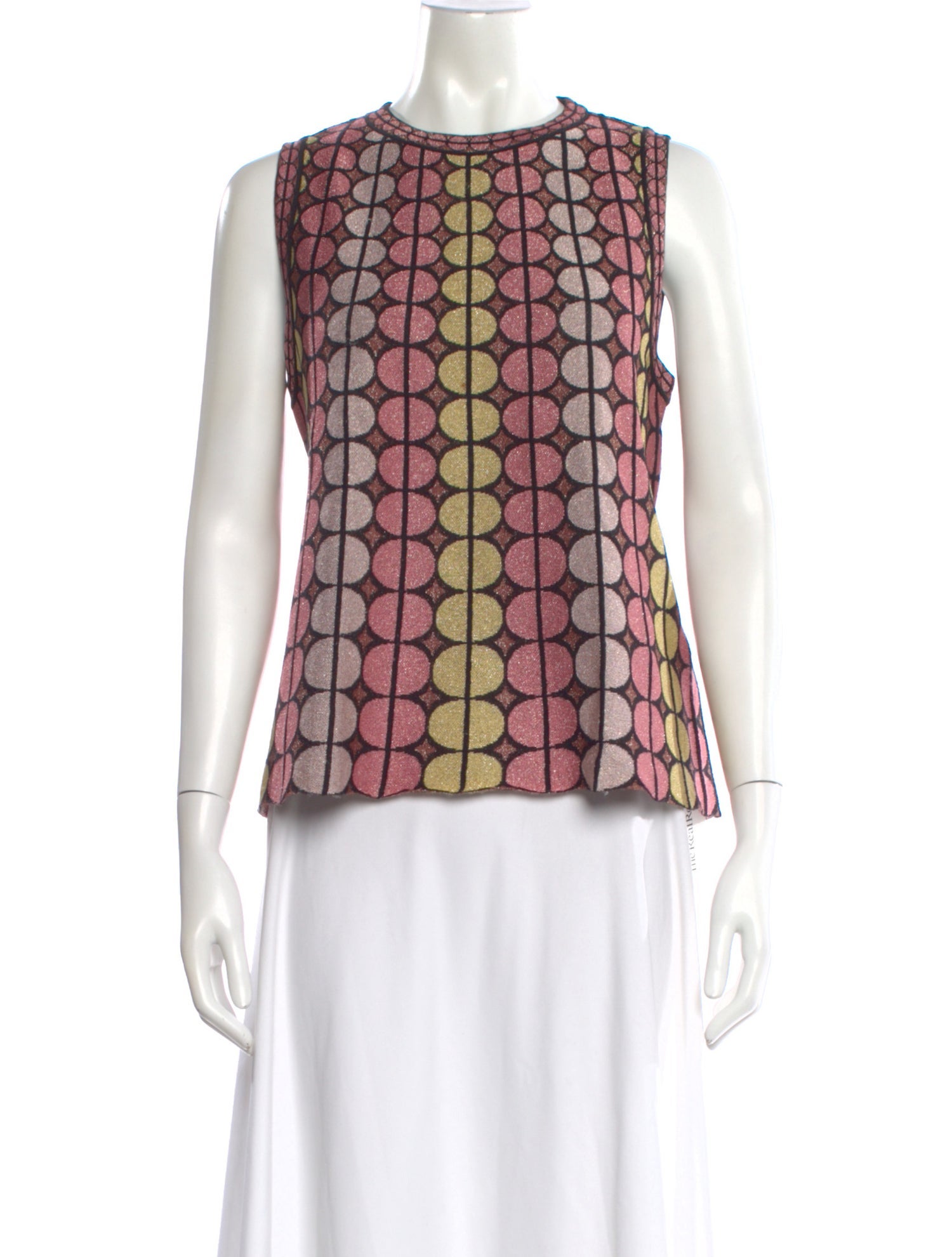 Missoni Patterned Crew Neck Top