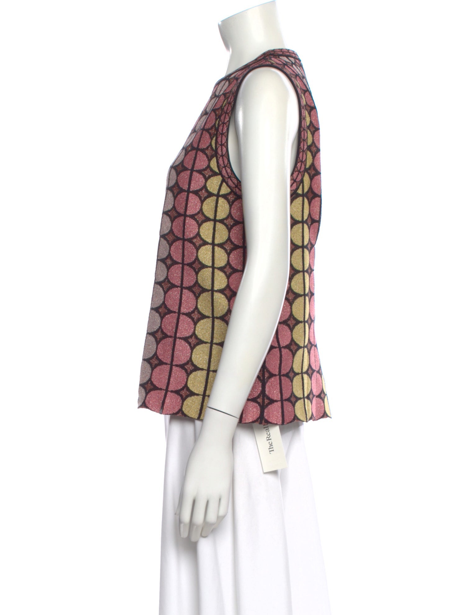 Missoni Patterned Crew Neck Top