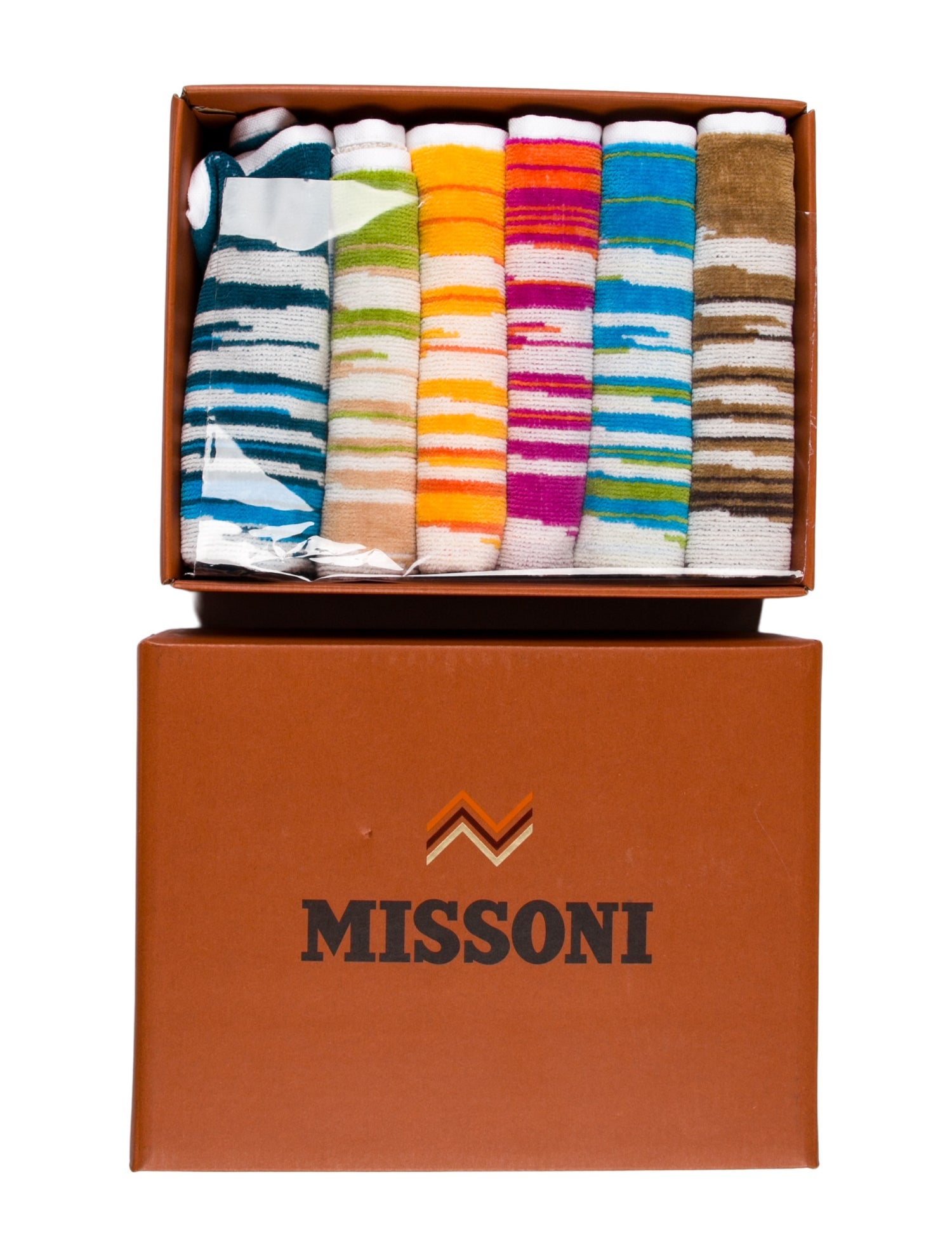 Missoni Set Of 5 Cotton Face Towels