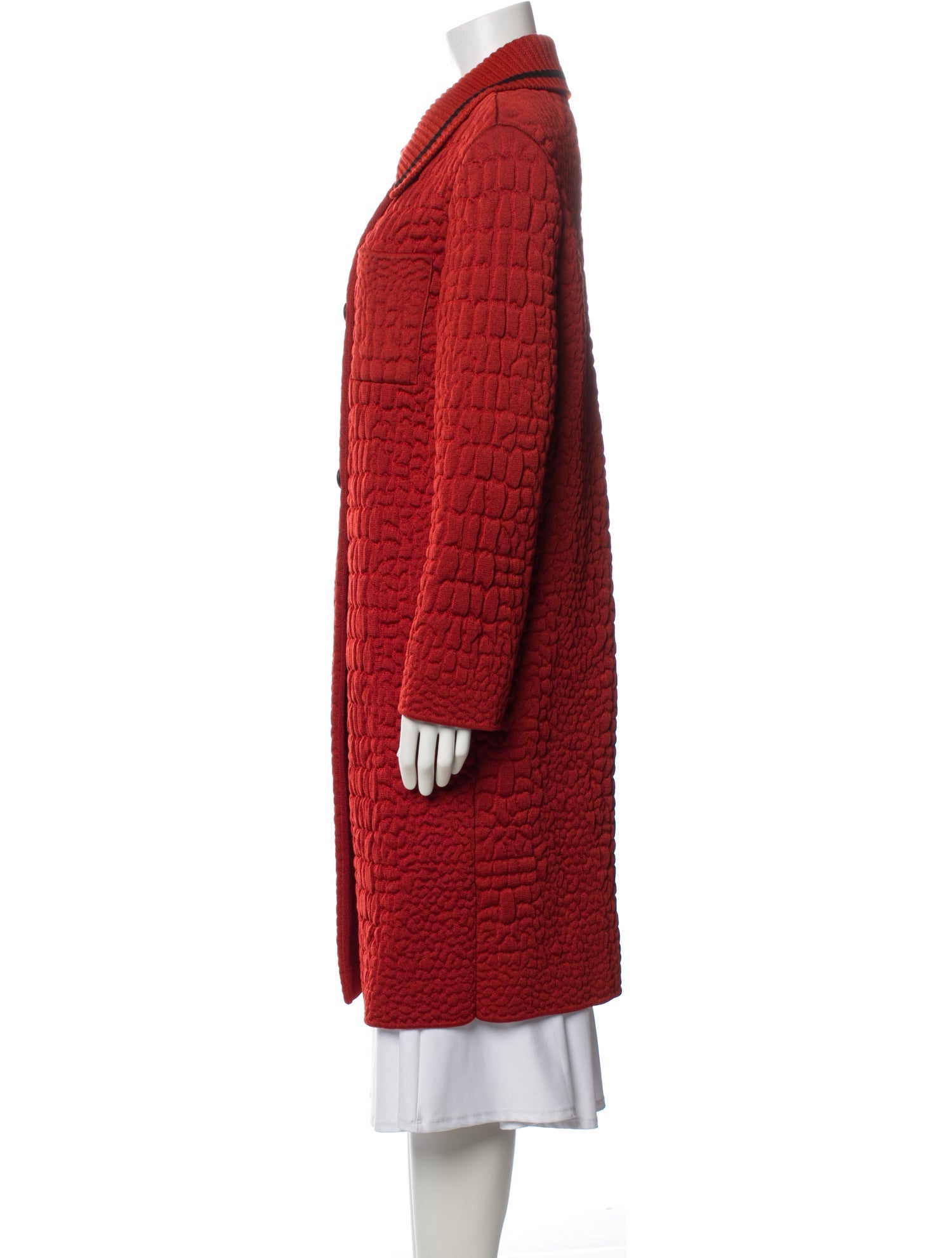 M Missoni Wool Printed Coat