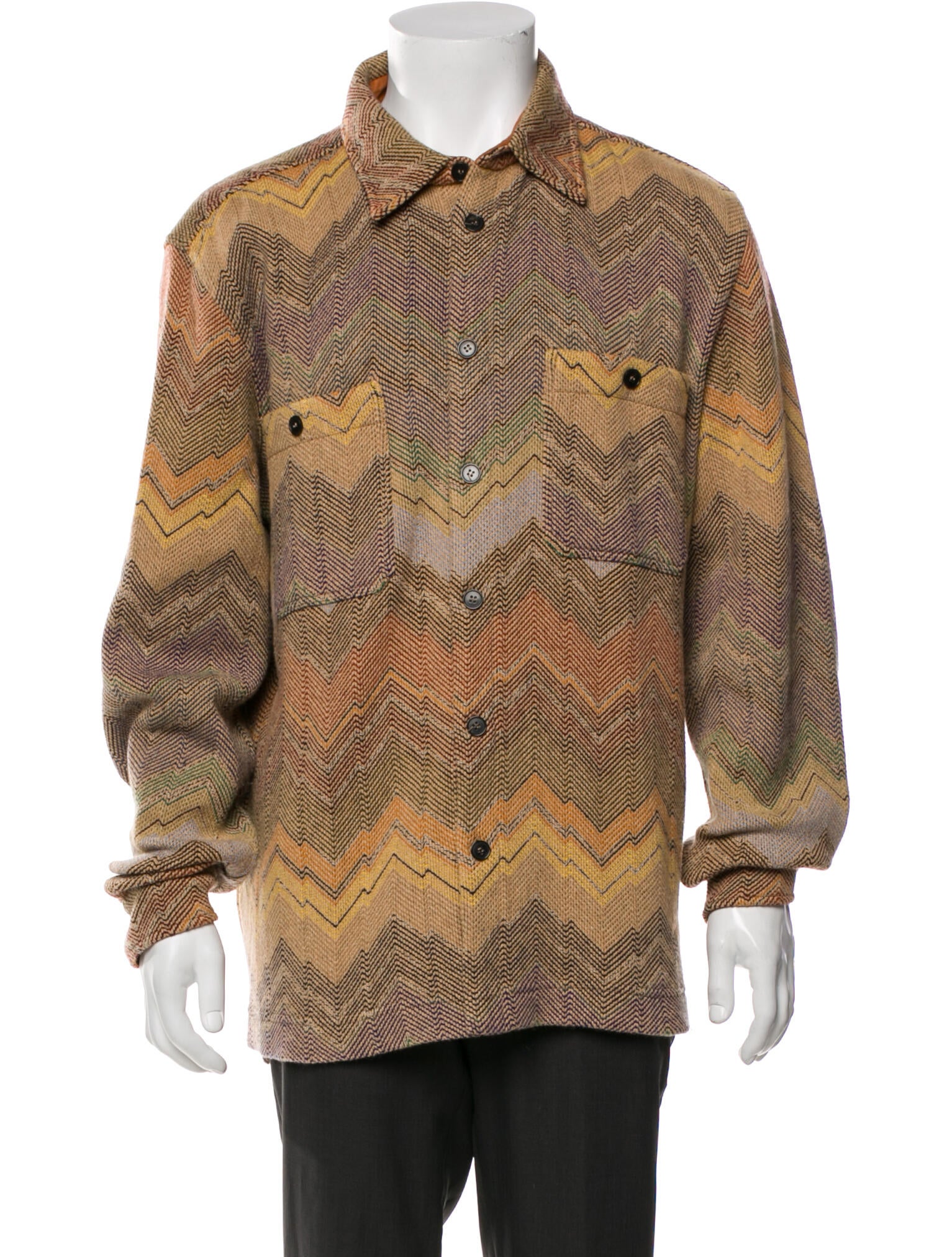 Missoni Striped Bomber Jacket
