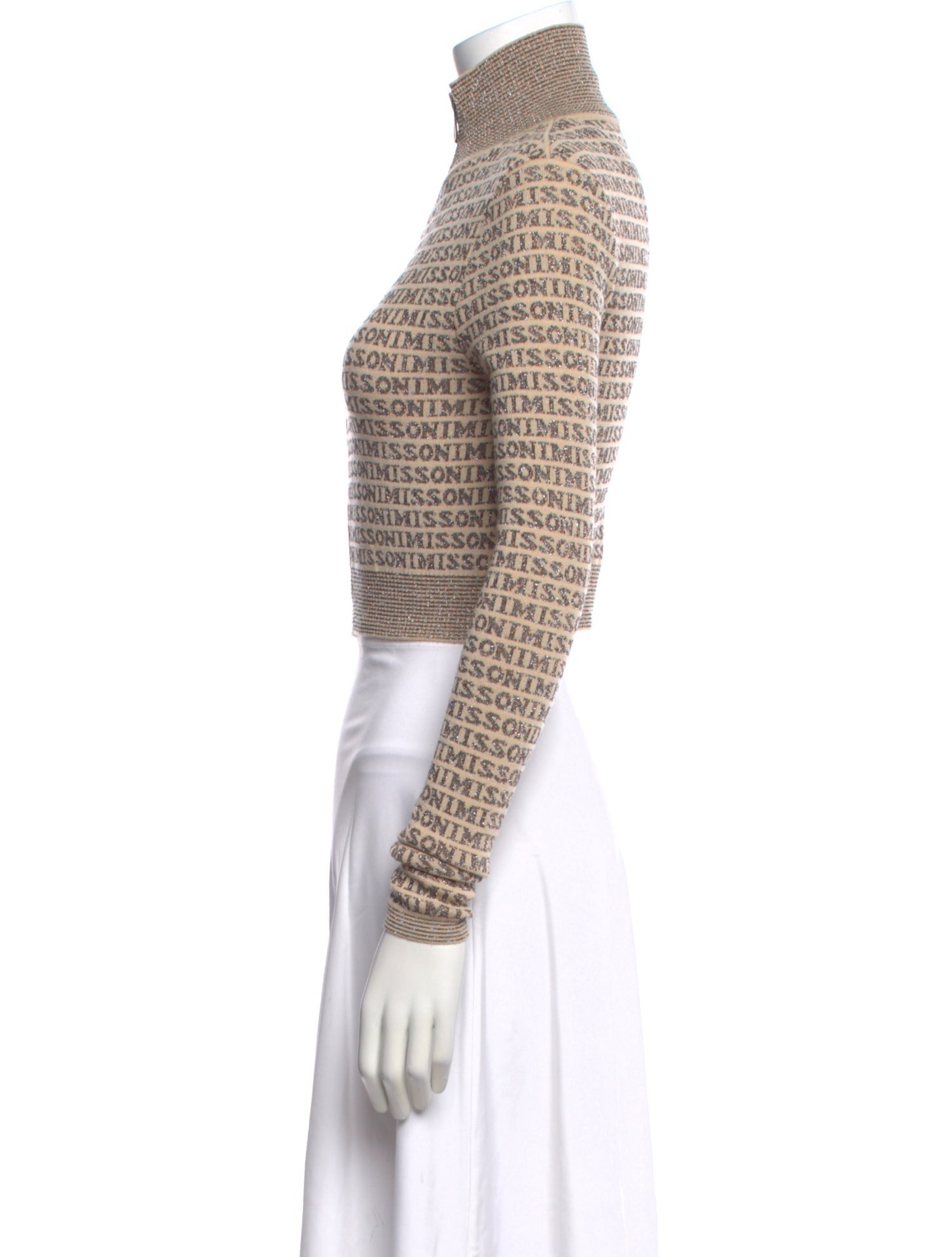 Missoni Printed Mock Neck Sweater