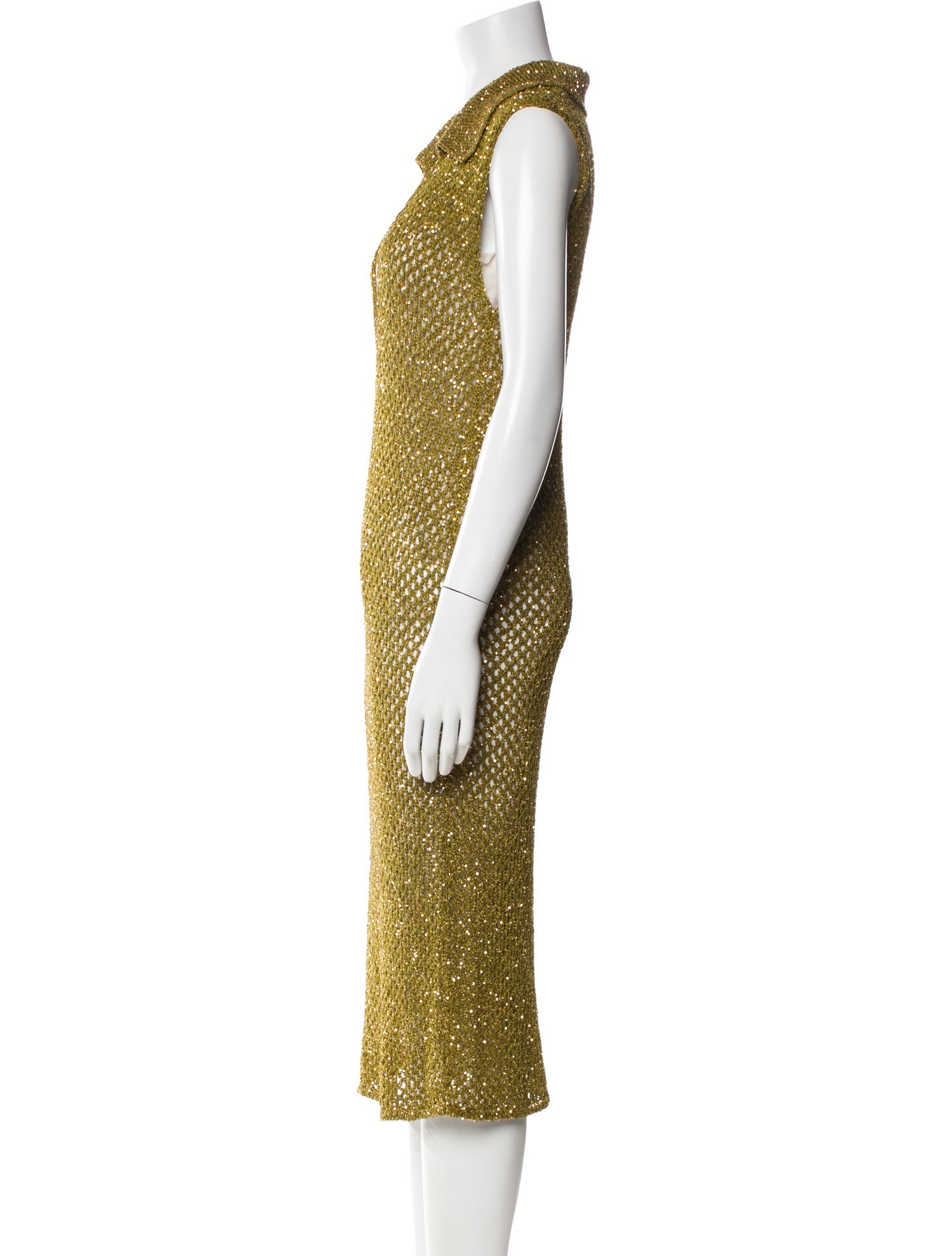 Missoni V-Neck Knee-Length Dress