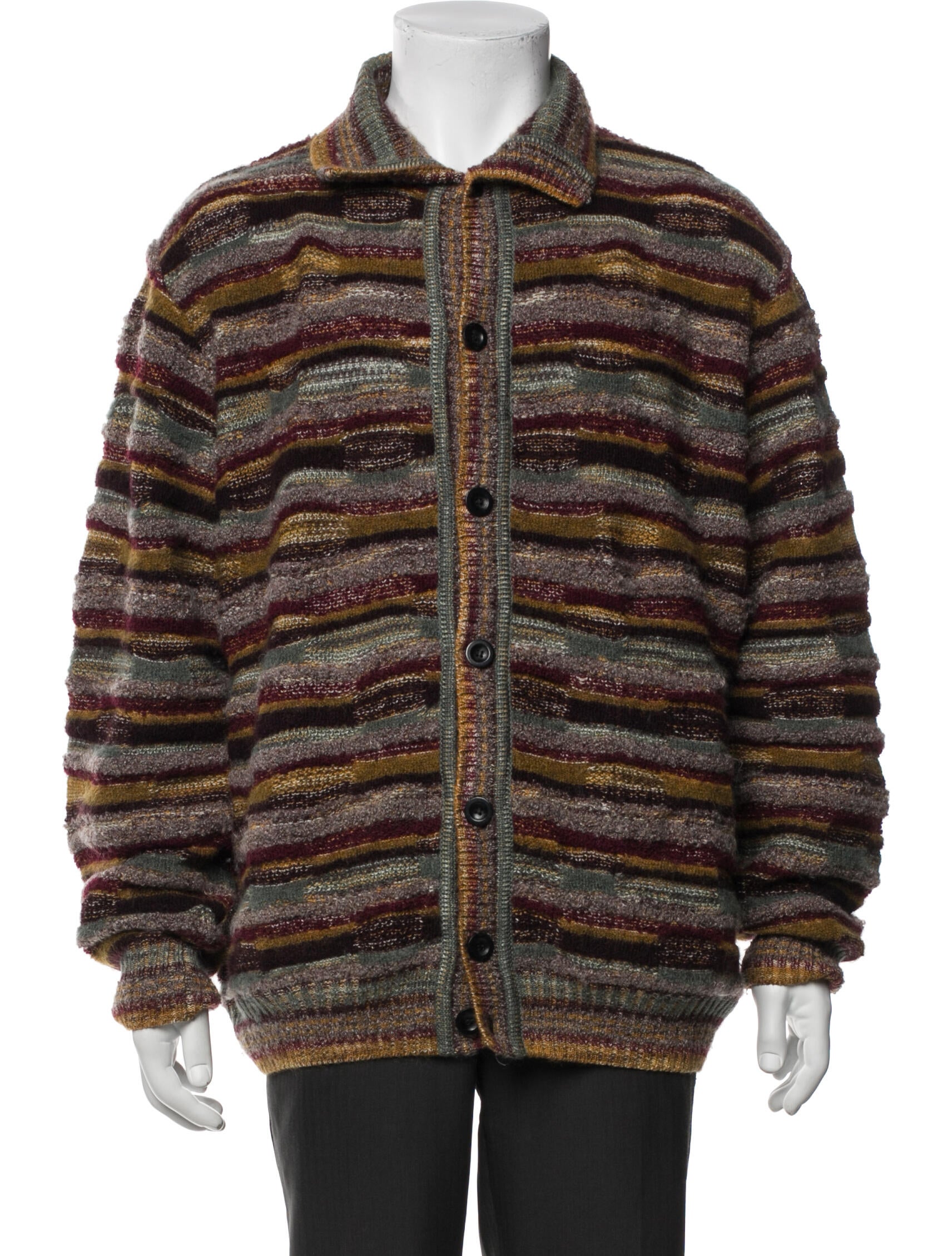 Missoni Striped Collar Cardigan
