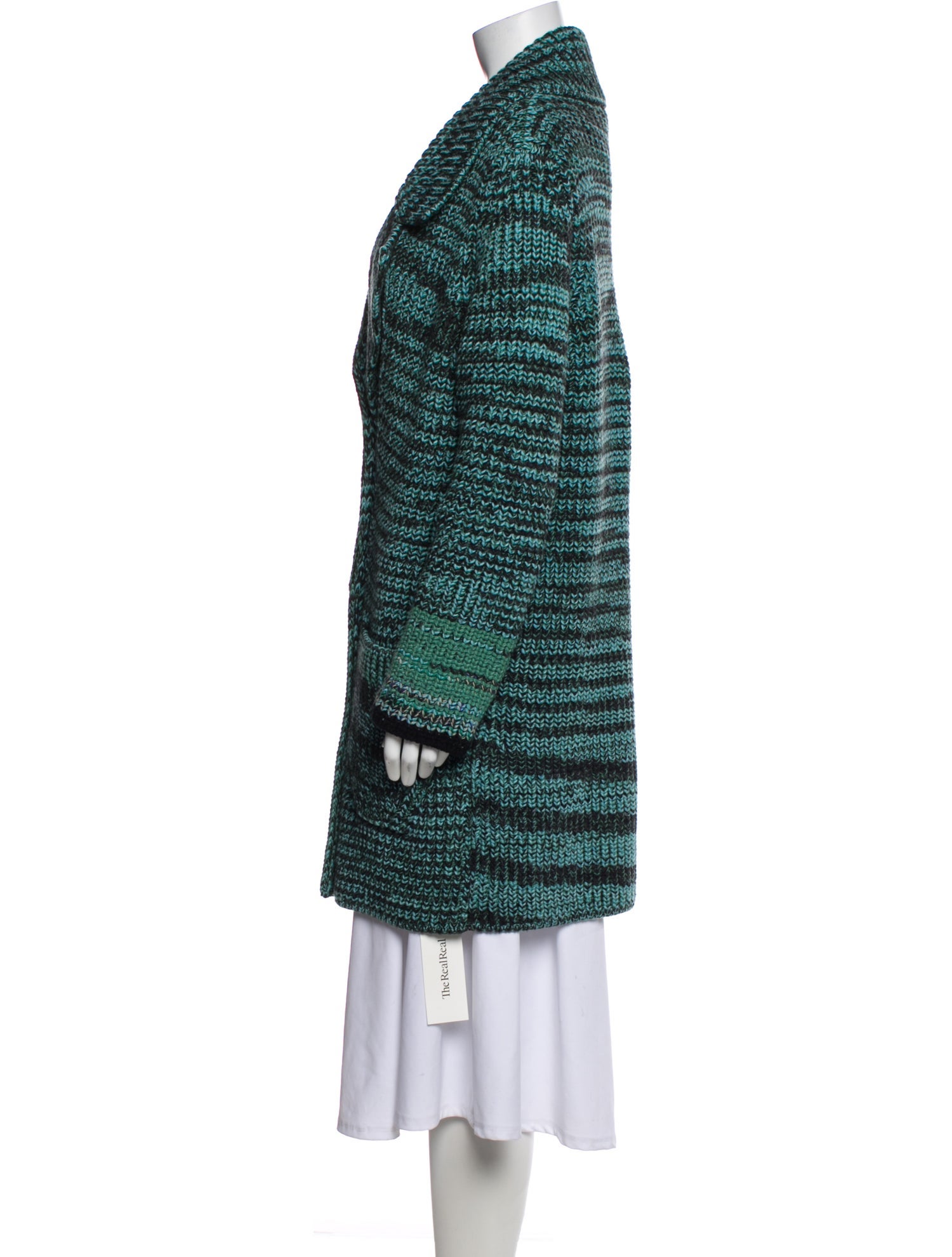 Missoni Cashmere Tweed Pattern Coat