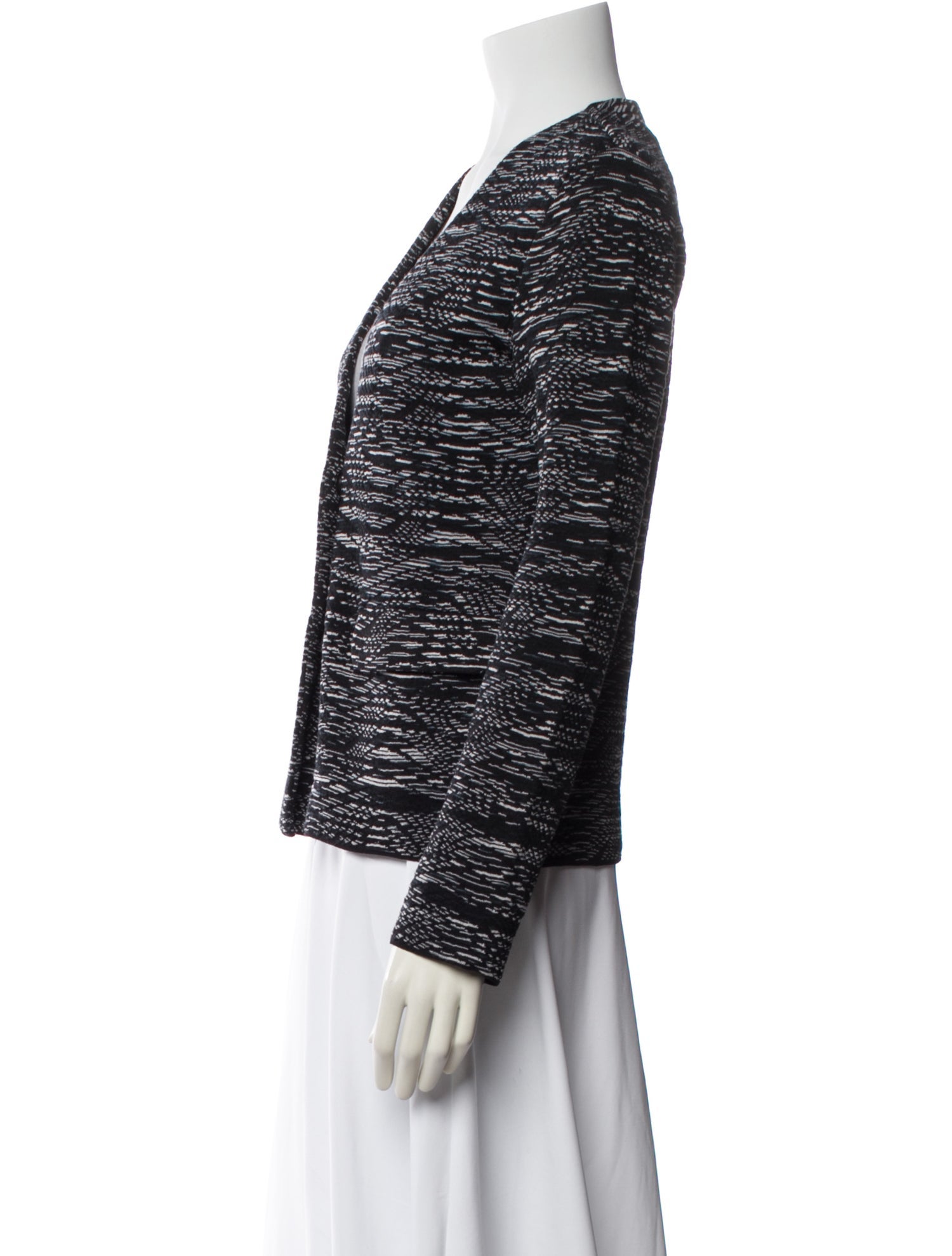 Missoni Virgin Wool Tweed Pattern Evening Jacket
