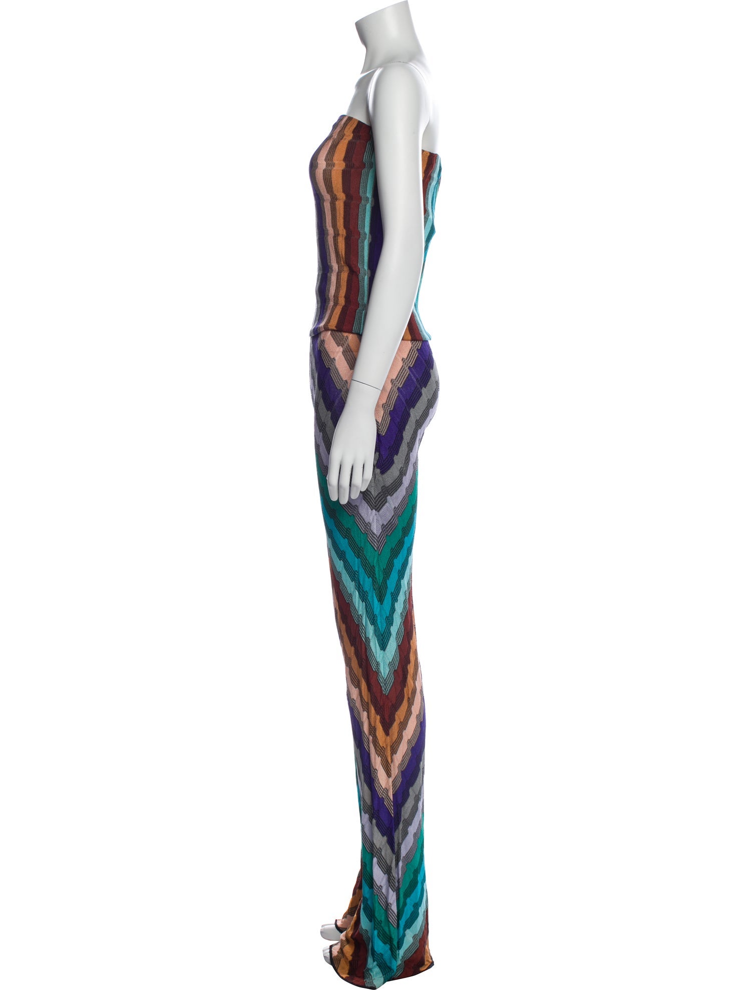 Missoni Striped Strapless Jumpsuit