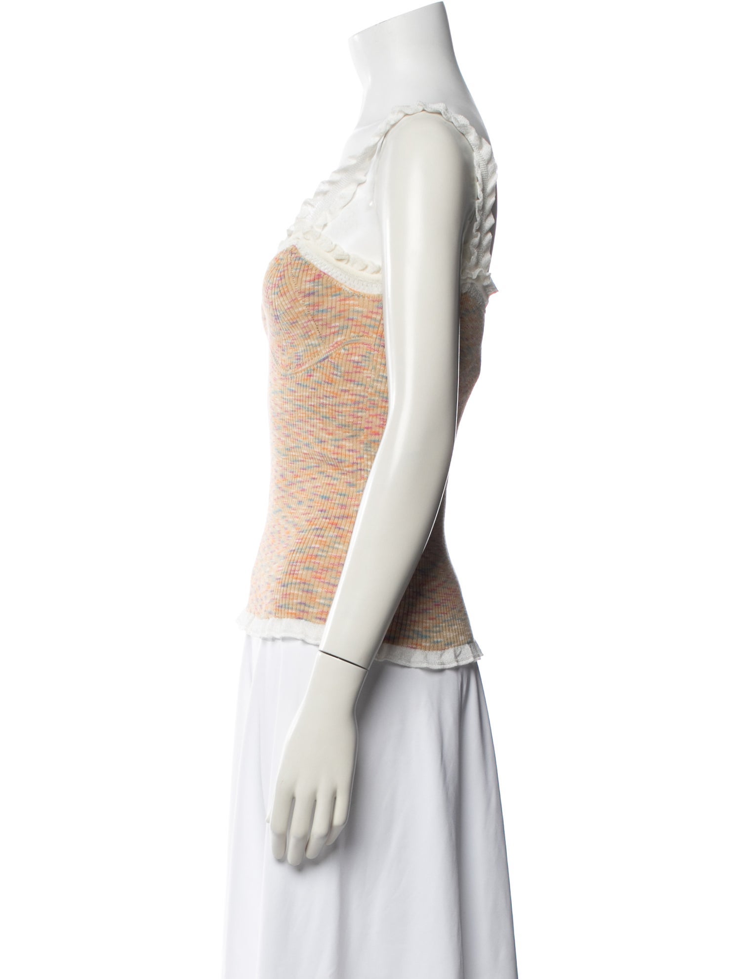 Missoni Patterned Square Neckline Crop Top