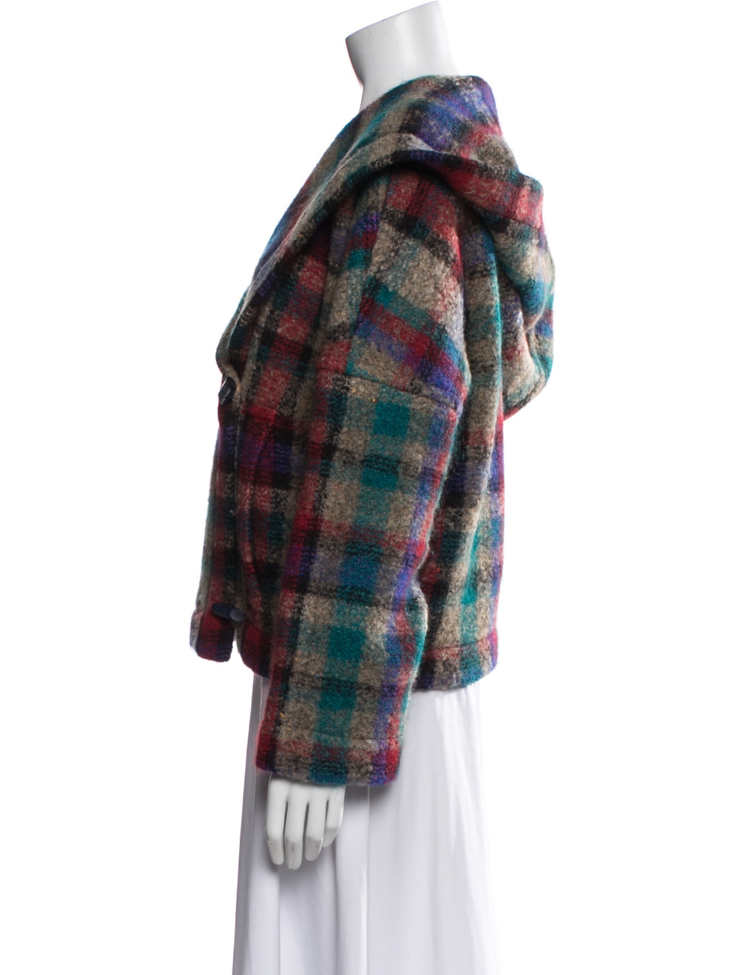 Missoni Wool Plaid Print Blazer