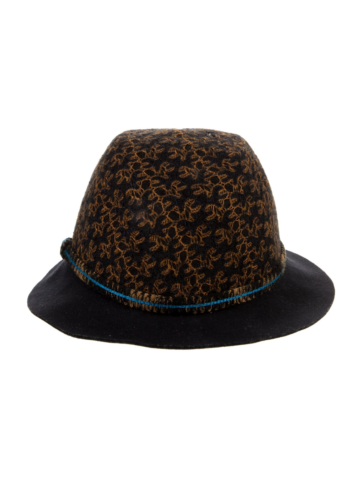 Missoni Woven Fedora Hat