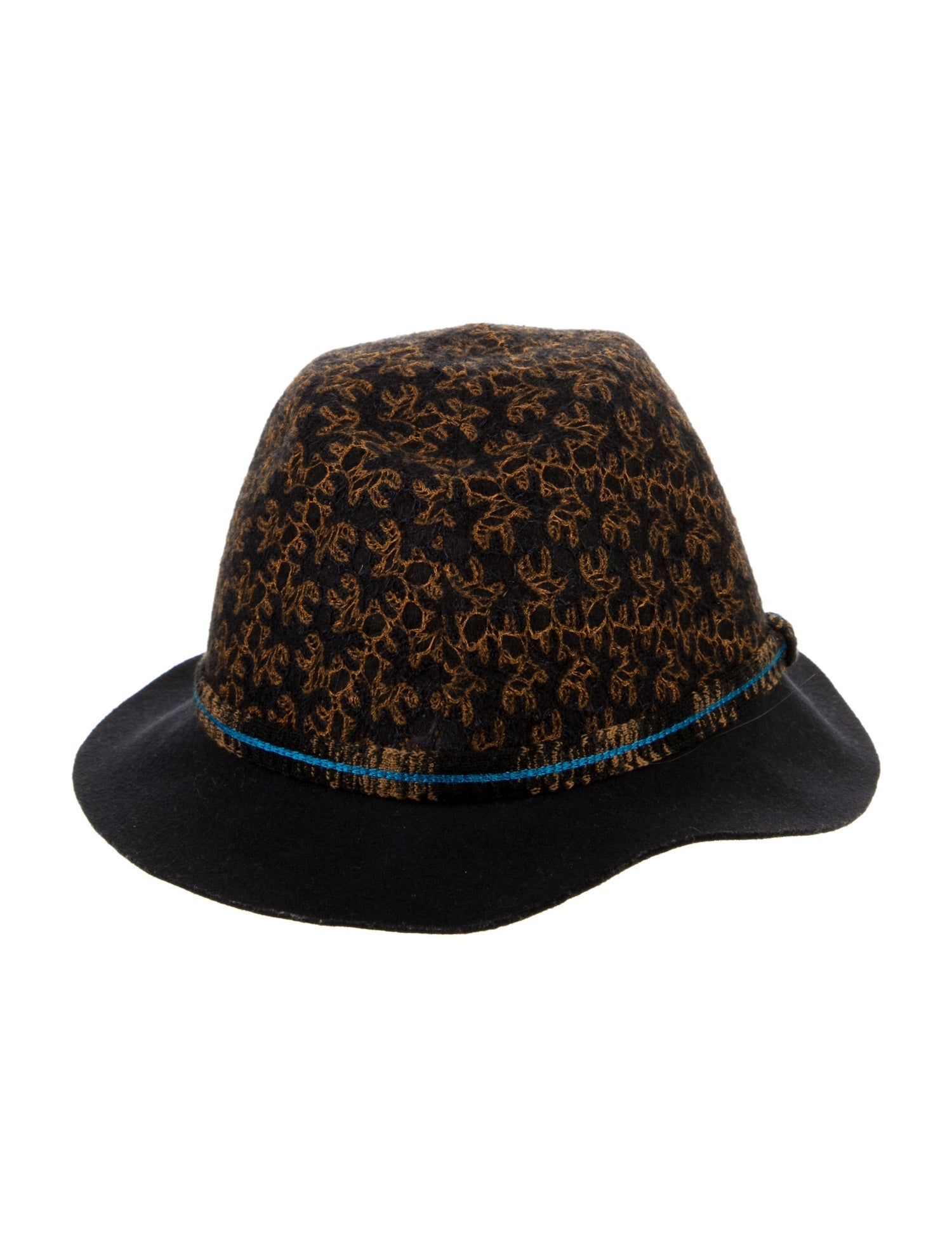 Missoni Woven Fedora Hat