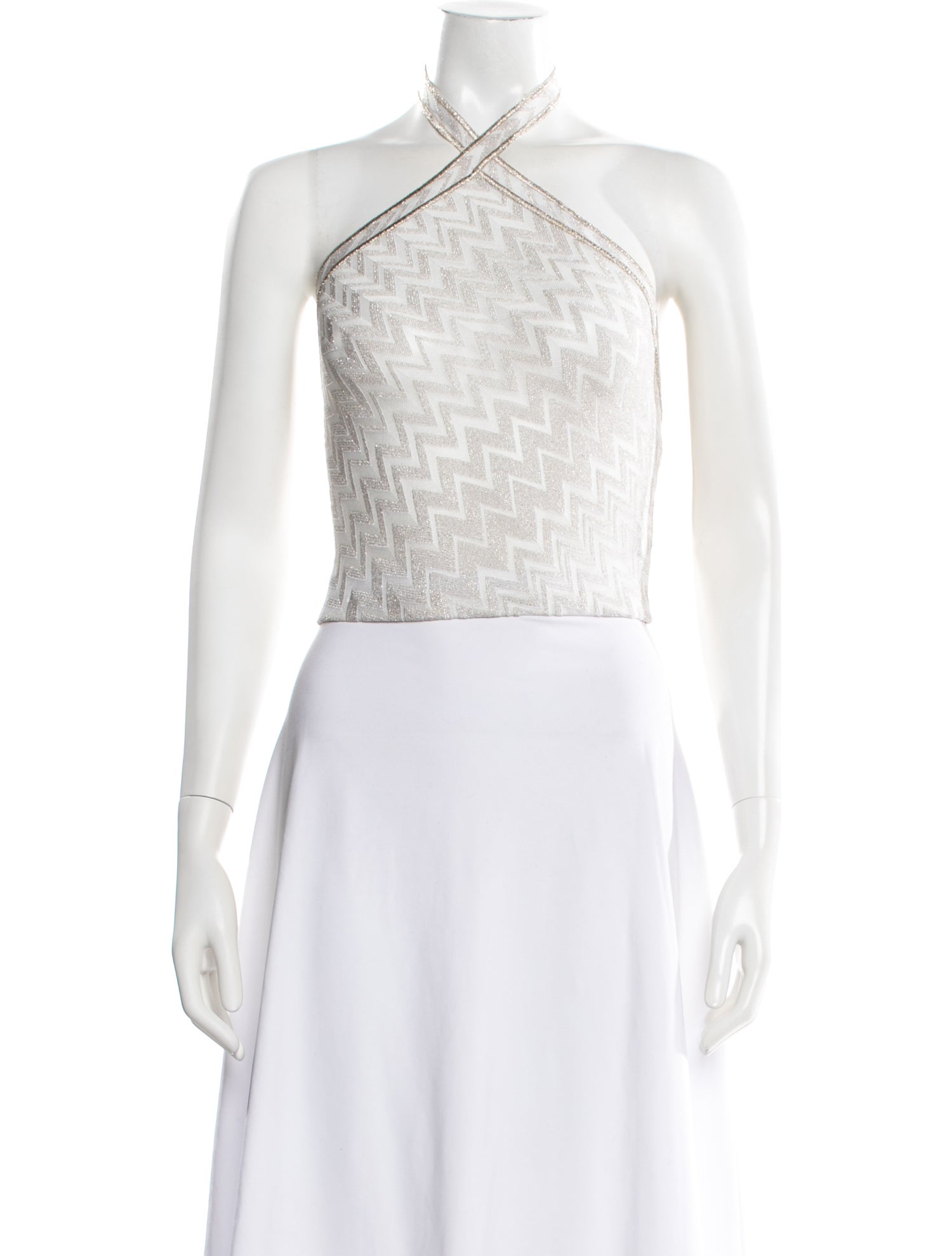Missoni Patterned Halterneck Top