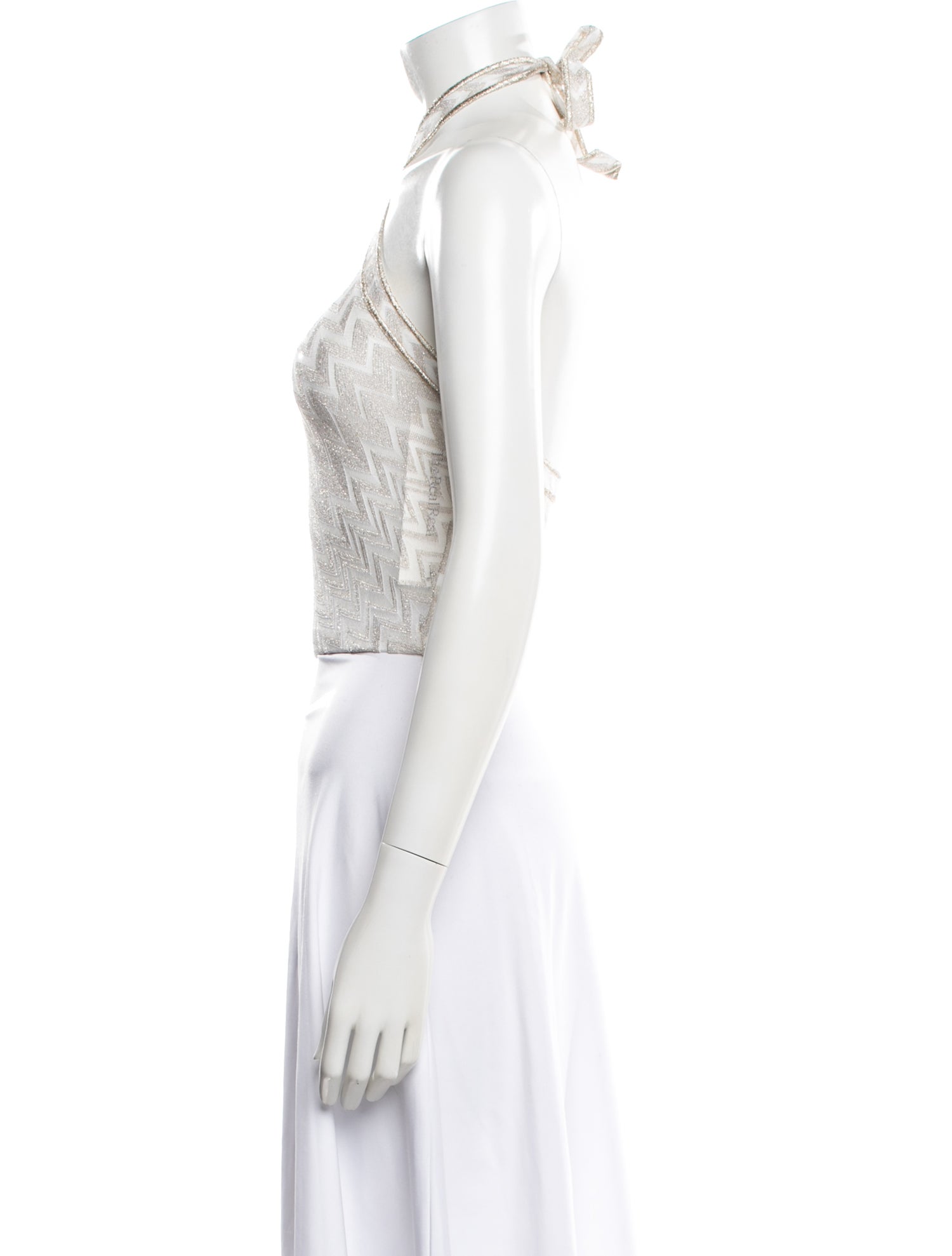 Missoni Patterned Halterneck Top