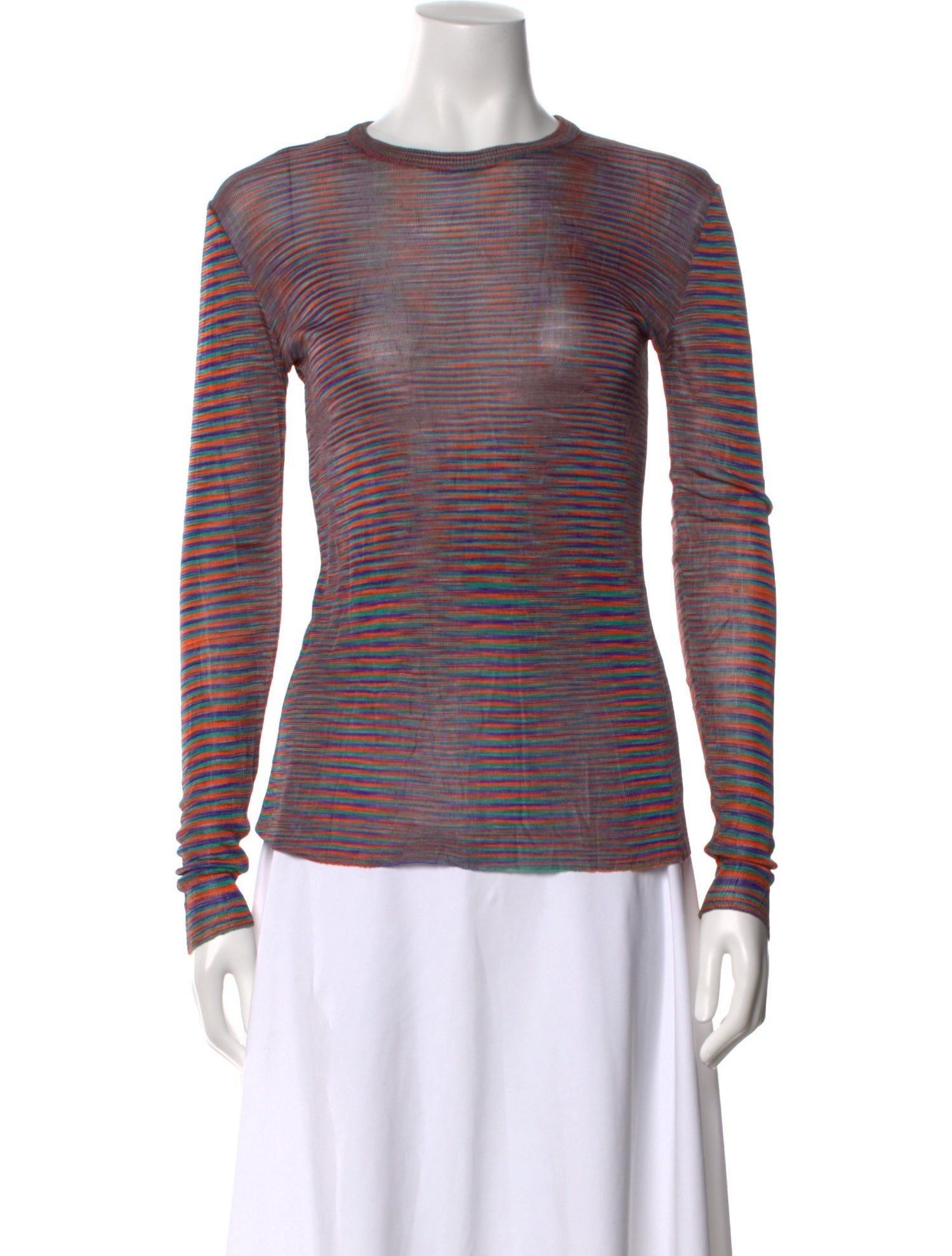 Missoni Striped Crew Neck Sweater