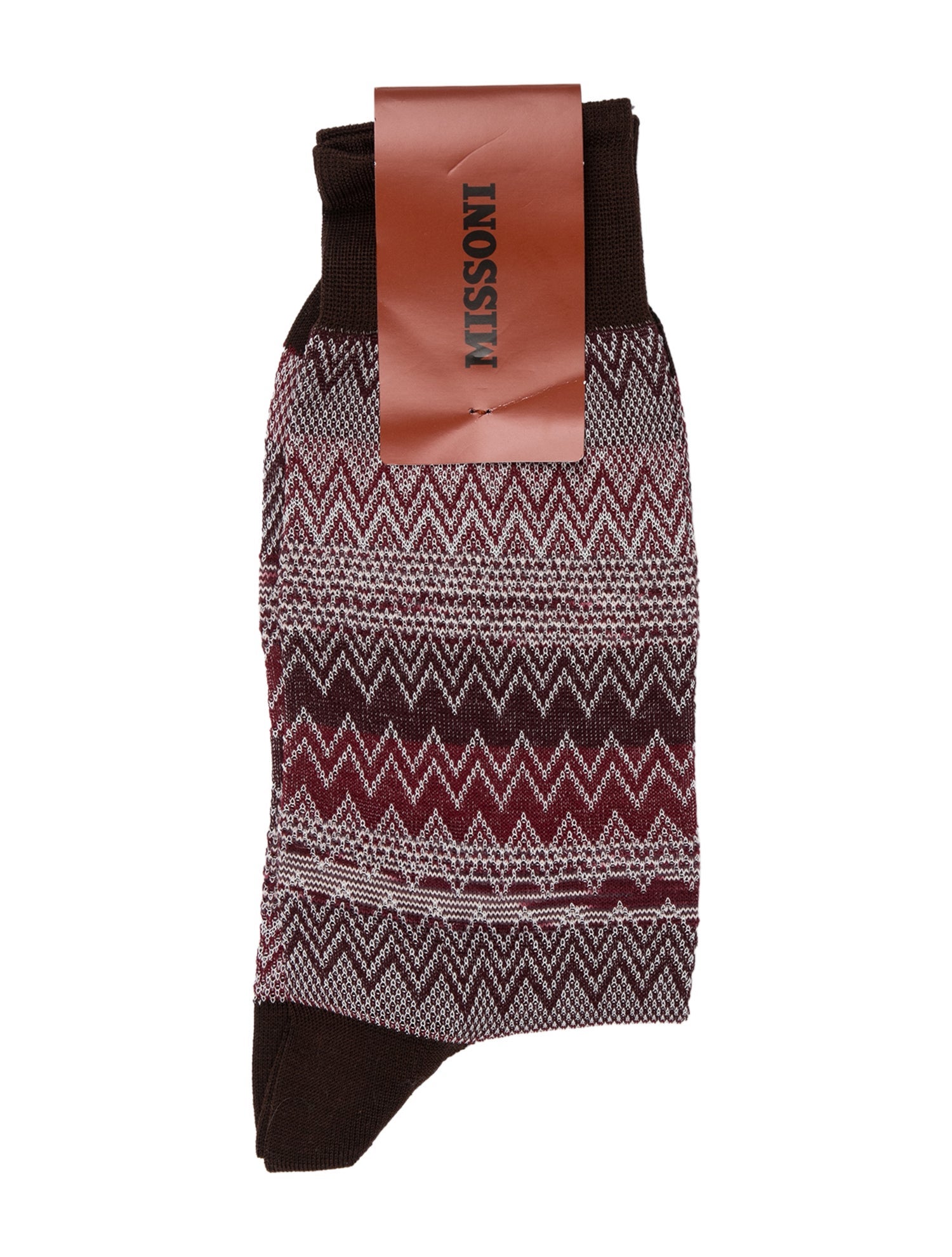 Missoni Red Patterned Socks